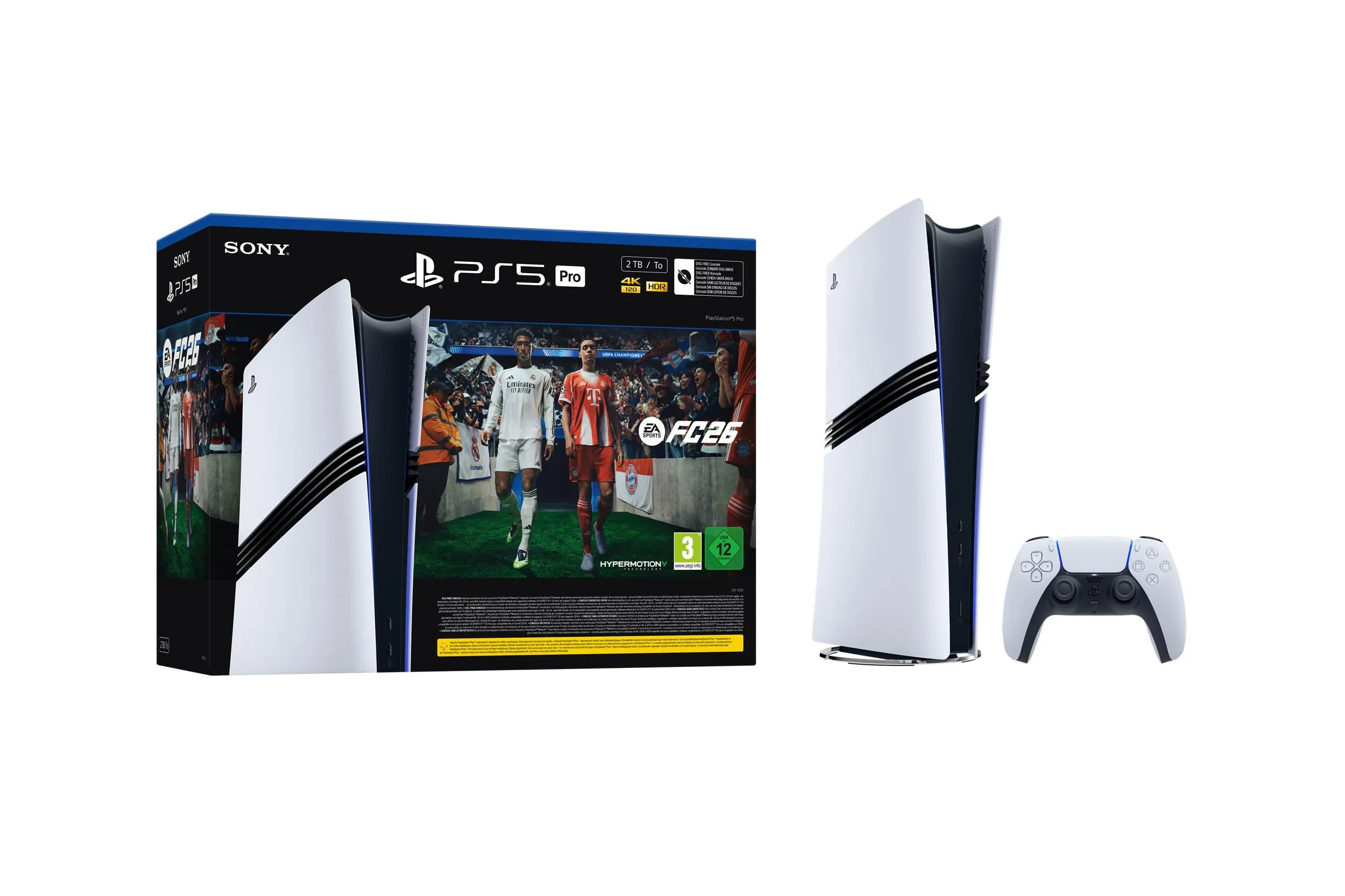 PS5 Console 2TB Pro Ed. Digital White + FC 26 EU