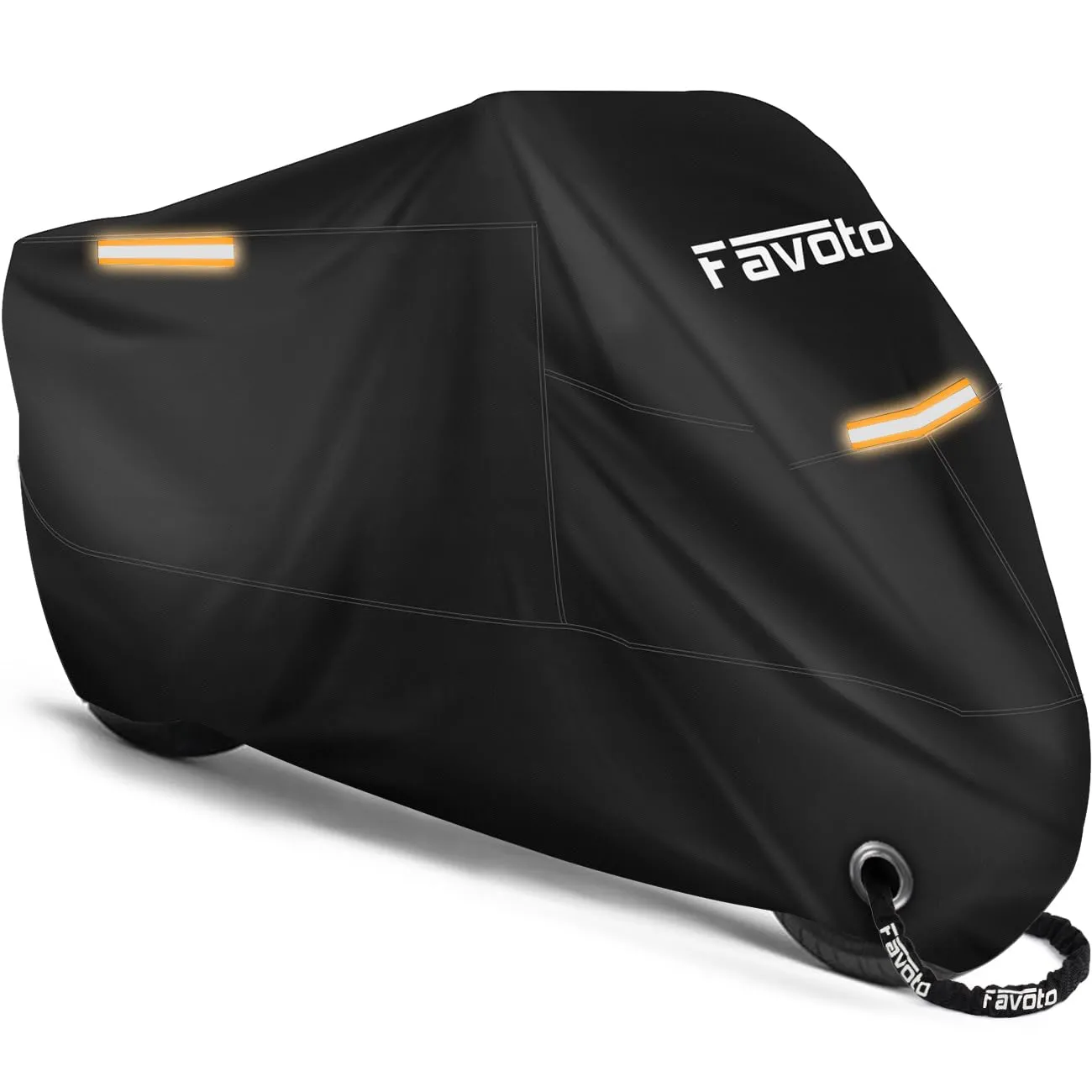 Favoto Telo per Scooter Moto Piccola Copriscooter Resistente a Acqua, Polvere, Pioggia, Vento, Escrementi di Uccelli, Copertura Antifurto per Motorino Scooter Bicicletta - 220 x 105 x125cm
