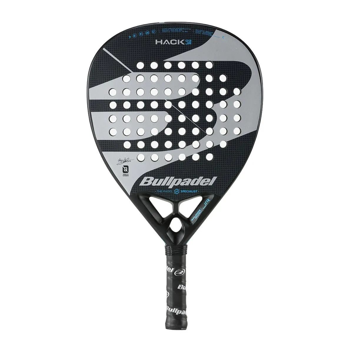 Bullpadel Racchetta da Paddle Hack 23 Junior Nero