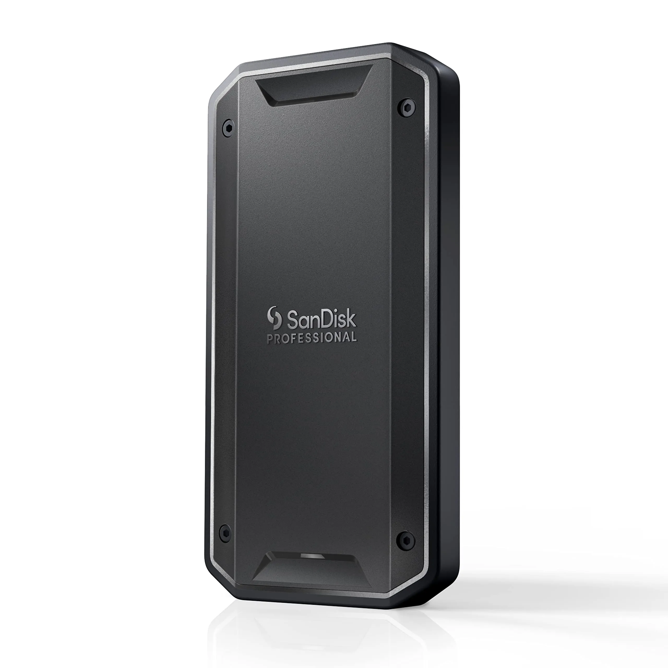 SanDisk Professional 4 To PRO-G40 SSD, jusqu'à 3000 MB/s, Disque SSD portable Thunderbolt 3 (40Gbps), USB-C (10Gbps), Ultra-robuste avec un indice IP68 pour la résistance à l'eau et à la poussière