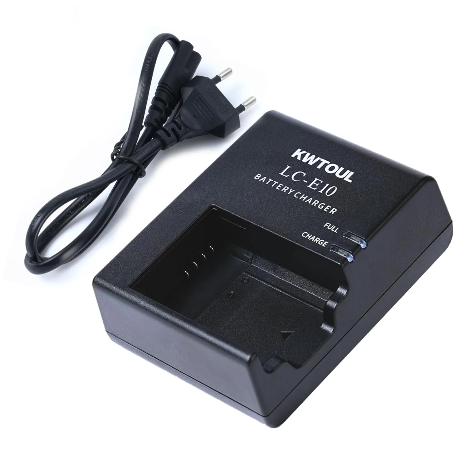 KWTOUL Caricabatteria LC-E10E, LP-E10 Compatibile per Canon EOS Rebel T3 T5 T6 T7 EOS Kiss X50 X70 X80 EOS 1100D 1200D 1300D 1500D 2000D 3000D 4000D.