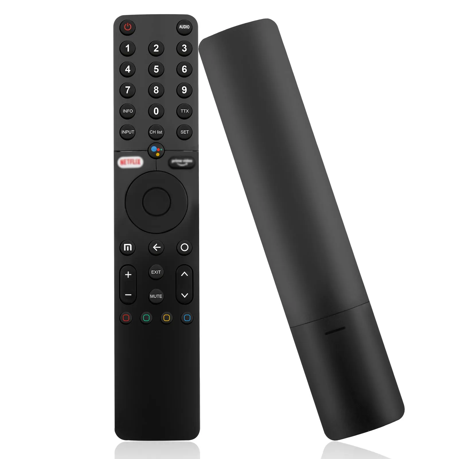 Telecomando Vocale con Voce XMRM-19 per Xiaomi MI P1/Q1 32/43/55/75, Android Smart TV L32M6-6AEU L50M6-6AEU L55M6-6ESG L75M6-ESG – IR 3.0 + Bluetooth, Controllo Preciso,Plug&Play