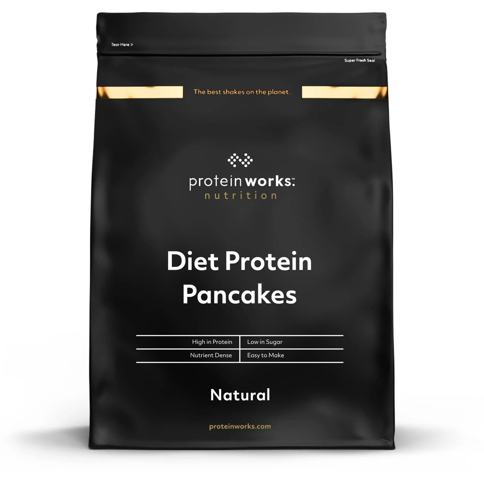 Preparato Per Pancake Proteici Dietetici | Naturale | Protein Works | 1kg