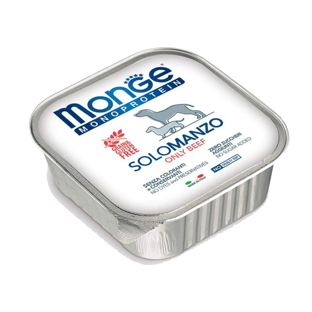 Monge Dog Solo Manzo 24X150gr - Umido vaschetta Cane