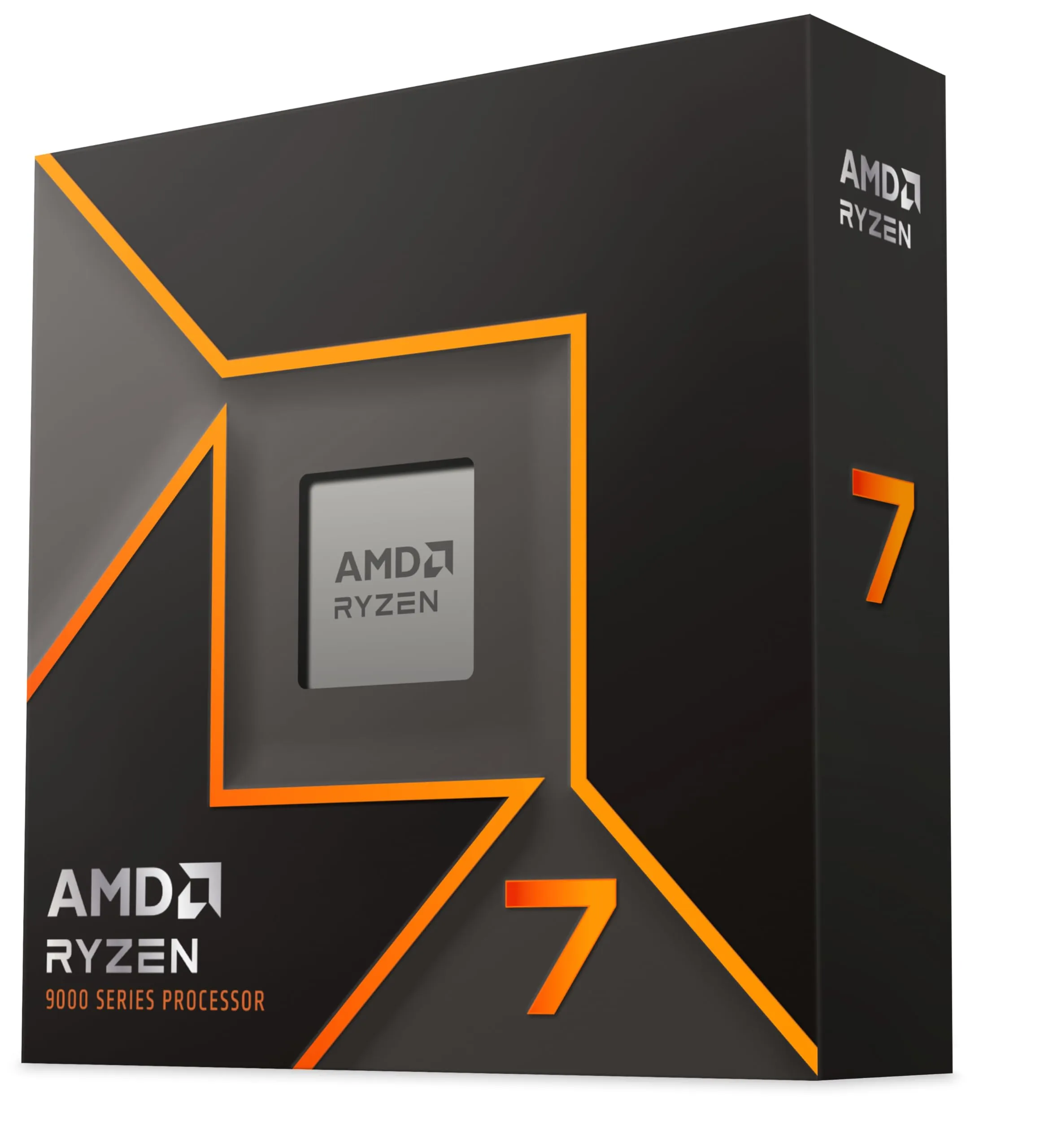 Processore AMD Ryzen 7 9700X (8 Cores/16 Threads) 65W DTP, AM5 socket, 40MB Cache, Boost di Frequenza fino a 5.5 GHz max, senza ventole)
