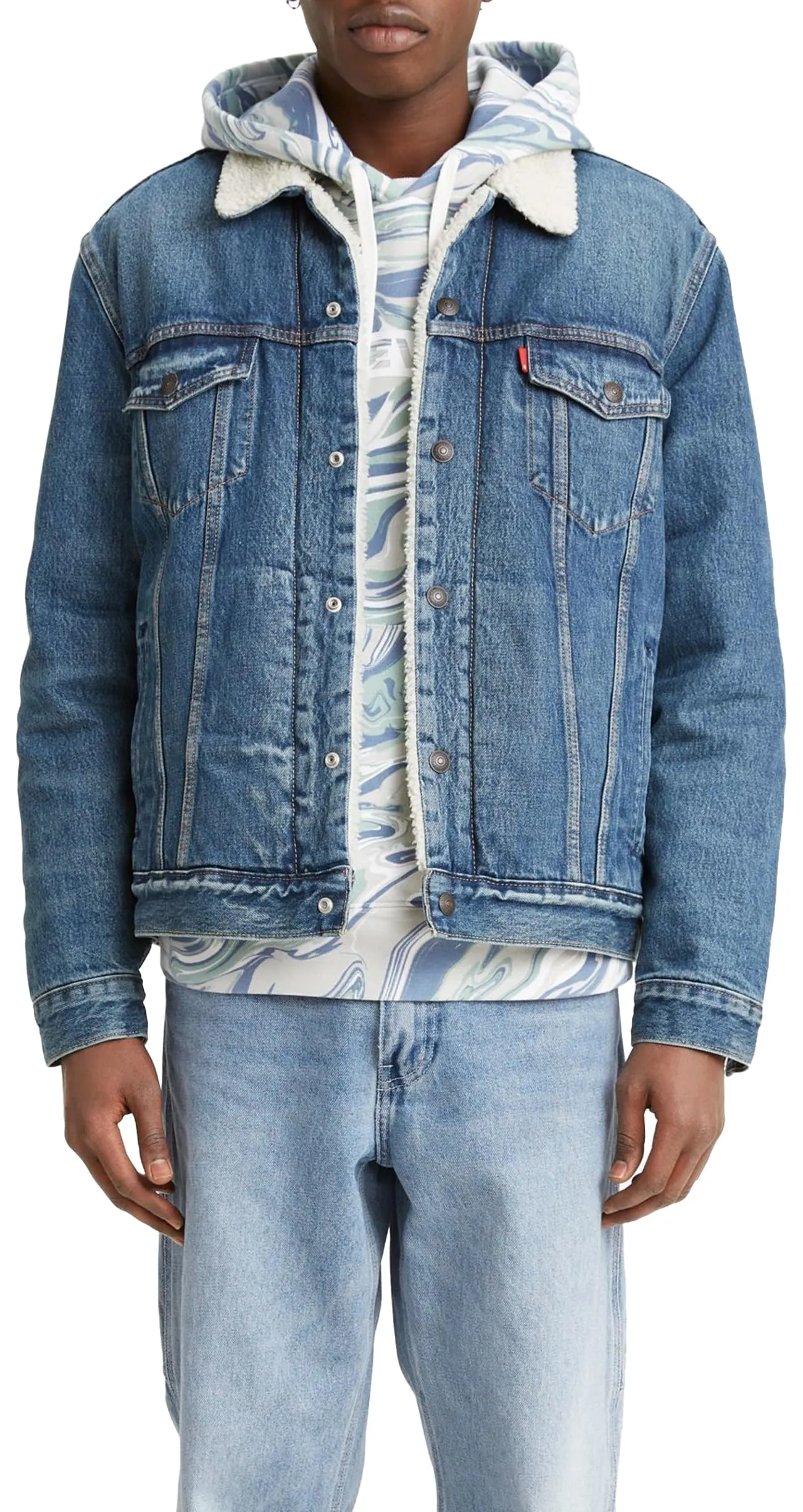 Levi's Type 3 Sherpa Trucker, Giacca Uomo, Rockridge, S