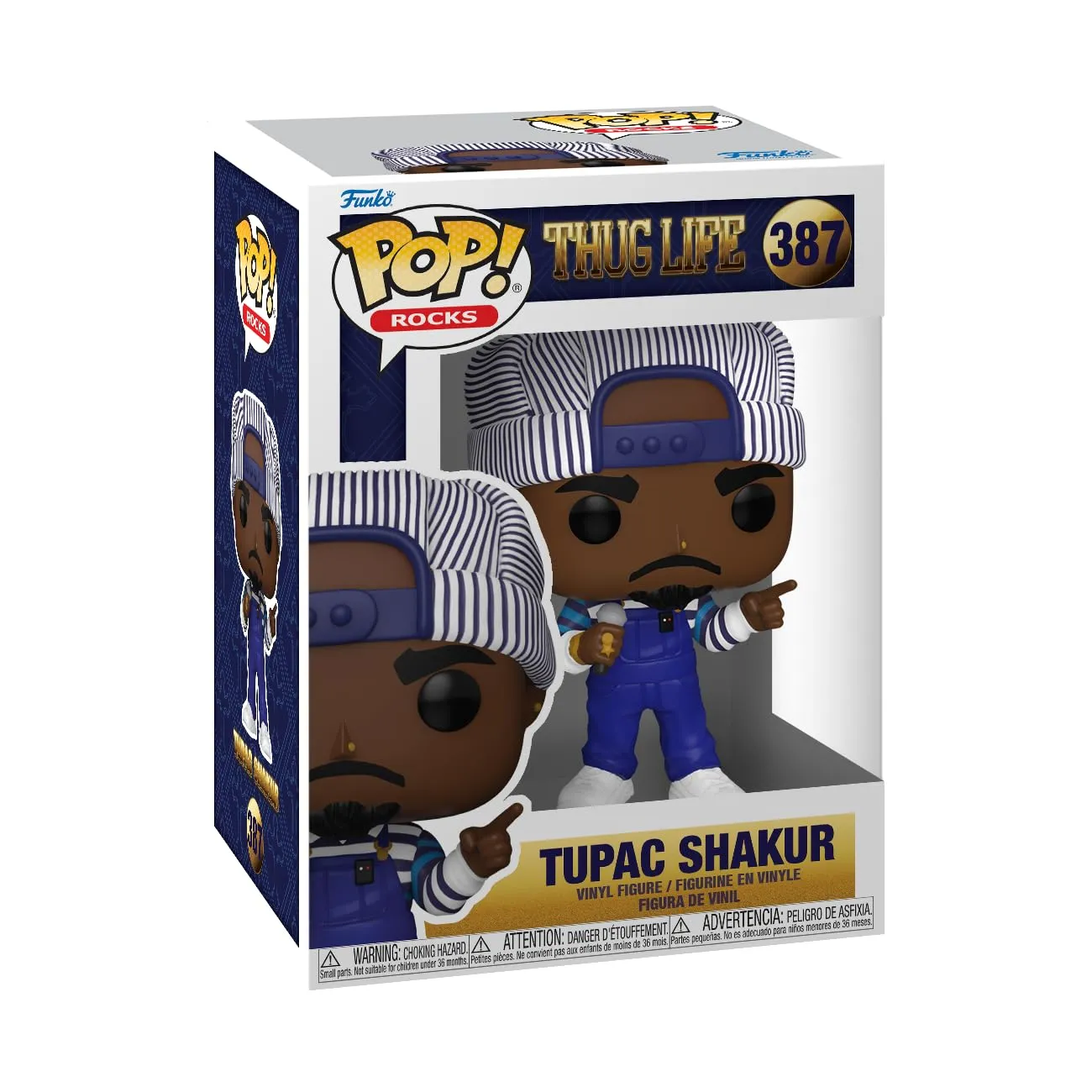 Funko POP! Rocks: Tupac 90's - Figura in Vinile da Collezione - Idea Regalo - Merchandising Ufficiale - Giocattoli per Bambini e Adulti - Music Fans - Figura da Collezione e da Esposizione