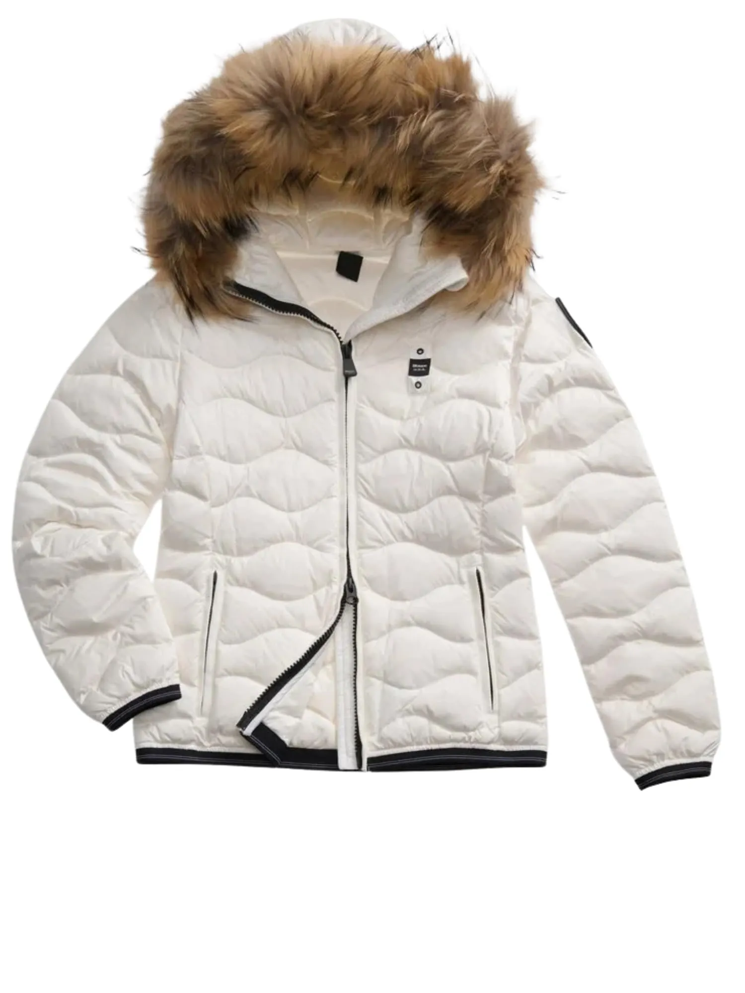 Blauer Piumino Aldie (IT, Testo, L, Regular, Regular, Bianco Ottico)