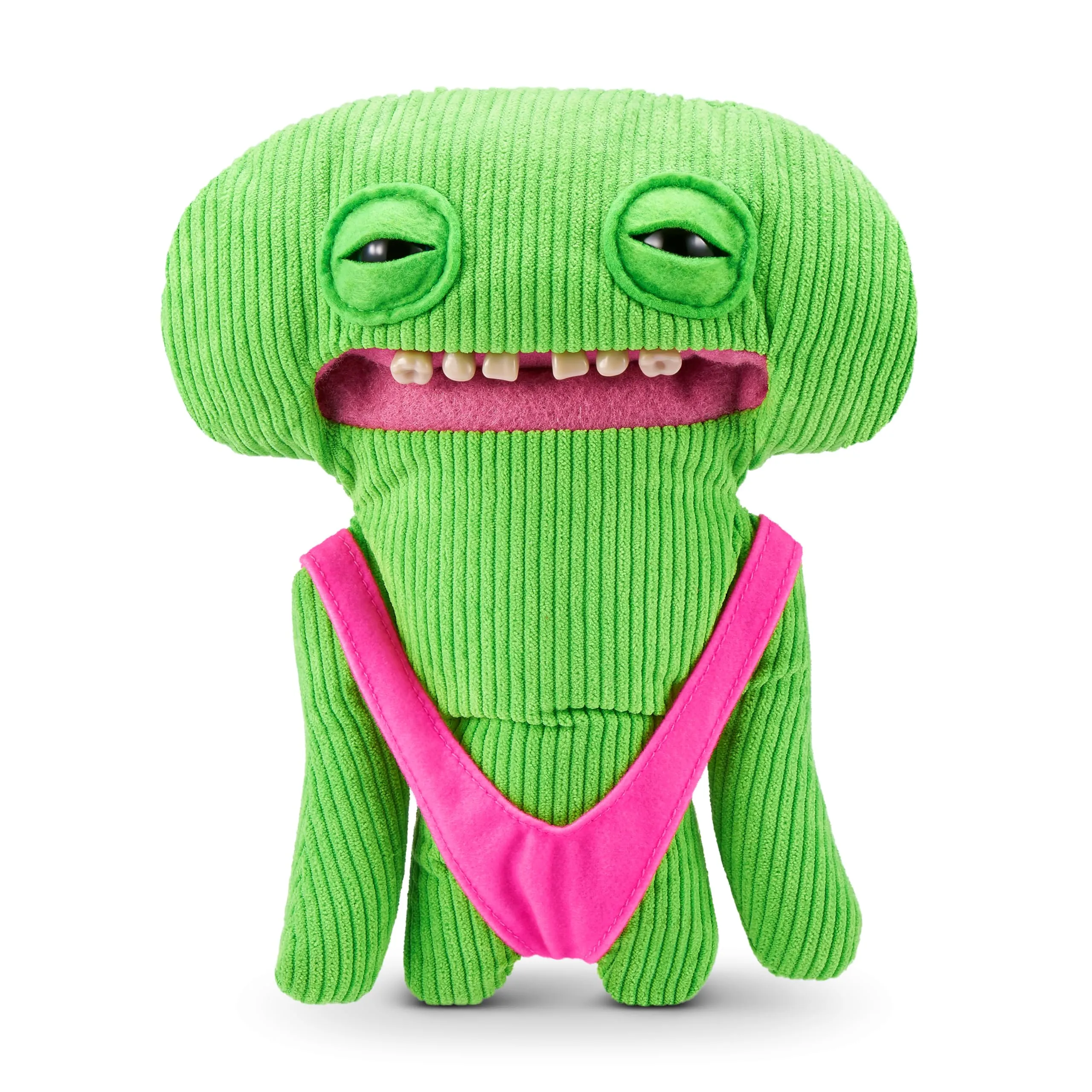 Fuggler Vacay Vibes di ZURU, Funny Ugly Monster, peluche, da collezione, giocattolo (Smiley O Riley - green)