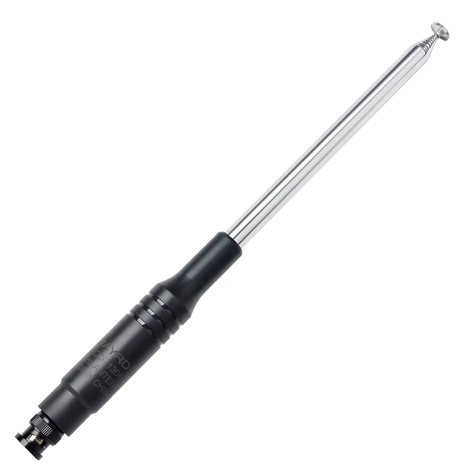 TWAYRDIO Antenna CB Antenna radio portatile telescopica BNC 27MHz - estendibile da 25 cm a 132,5 cm per Midland Alan 42 DS Cobra Uniden Anytone Portatile