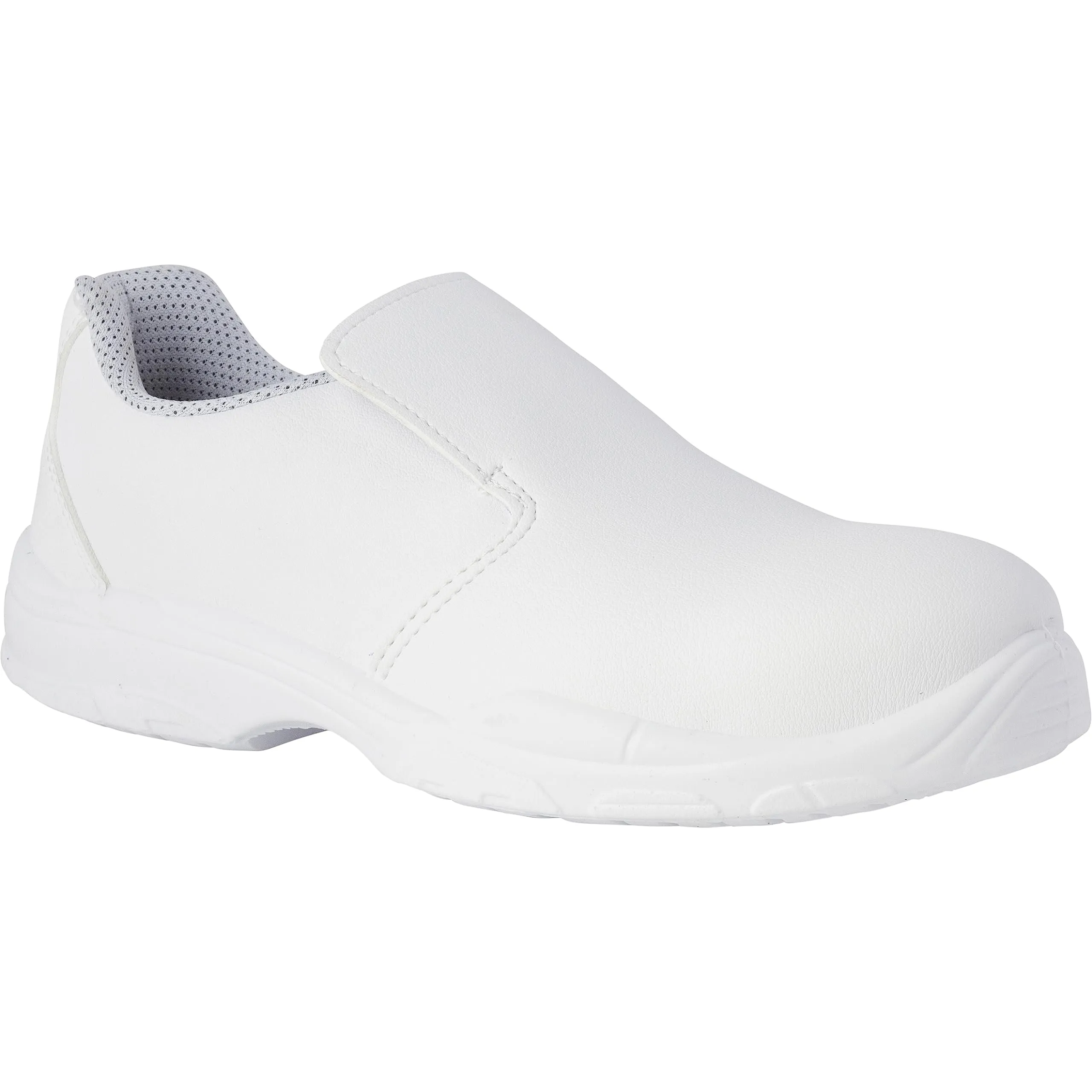 REPOSA Nurse - Scarpe da Lavoro Uomo e Donna con Puntale di Sicurezza in Composito, Scarpe Sanitarie Donna Uomo Chiuse Senza Lacci, Scarpe Sanitarie e Cucina Comode Antiscivolo Antishock Antistatiche