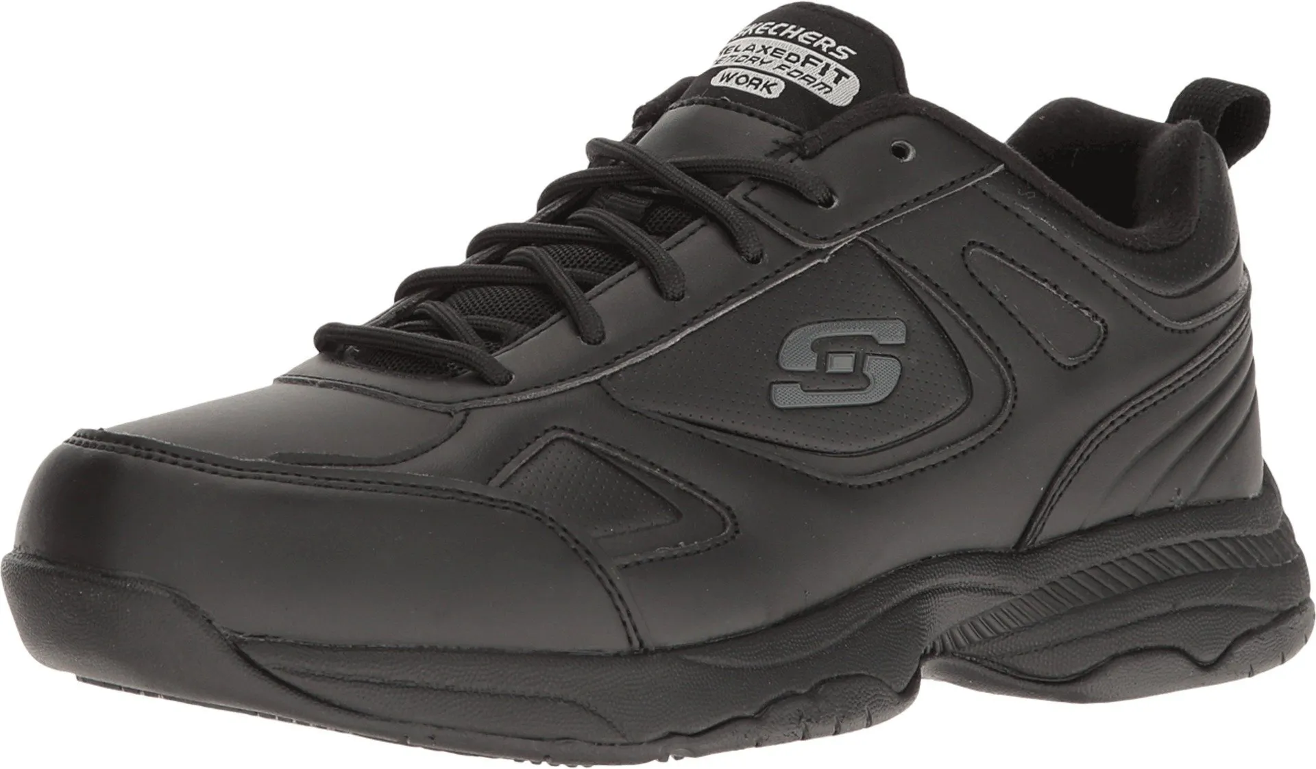 Skechers Dighton Bricelyn, Scarpe da Ginnastica Donna, Black, 43 EU