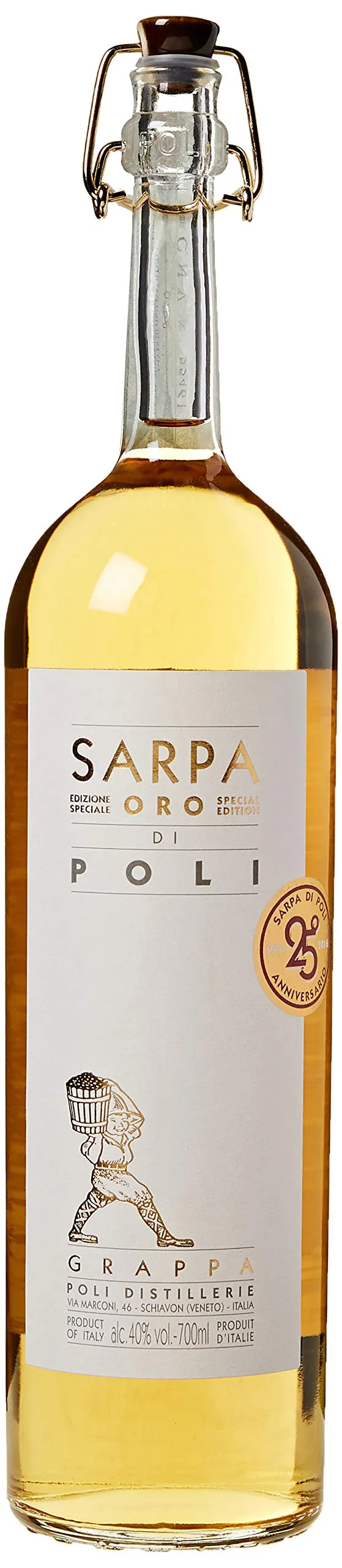 Poli, Grappa Sarpa Oro Riserva Barrique - 700 ml
