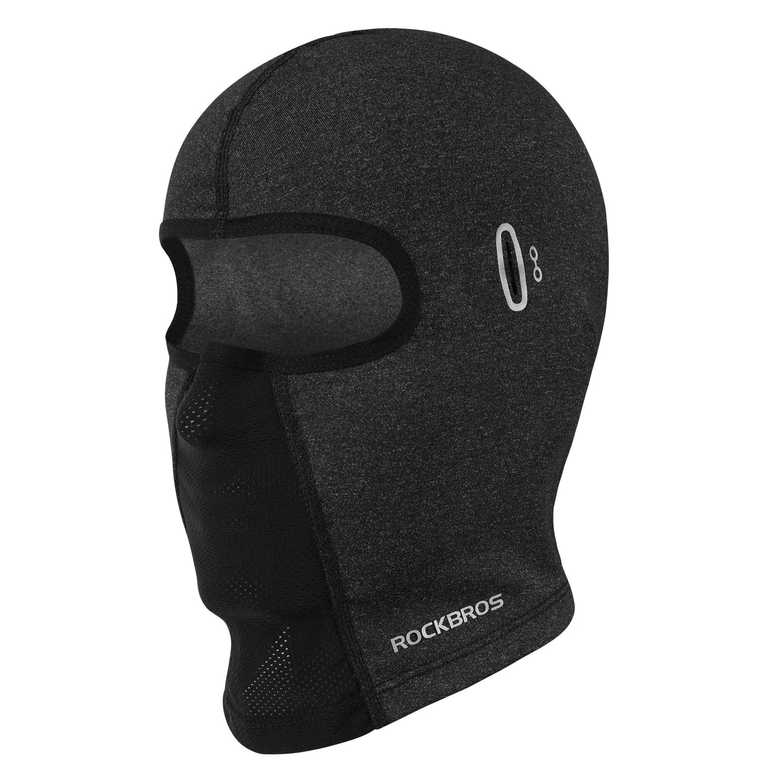 ROCKBROS Passamontagna per Moto Invernale Corto Antivento, Balaclava Sottocasco Caldo Termico, Uomo Donna, Sci, Bici, Snowboard, Taglia Unica 54-62cm con Fori per Occhiali