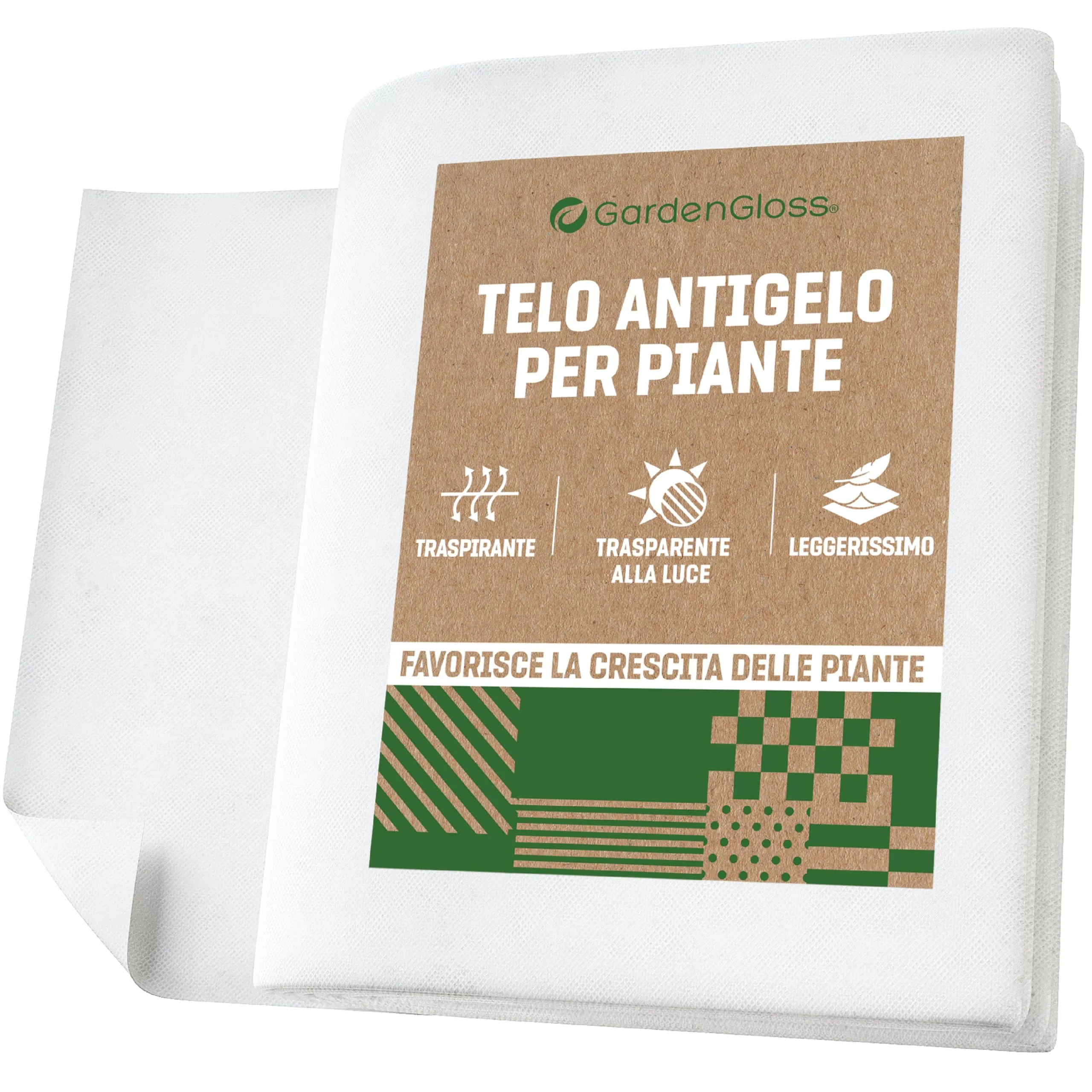 GardenGloss Tessuto Non Tessuto Invernale per Piante - Velo Antigelo, Protezione Invernale, Copertura (1,5 Metri x 10 Metri)