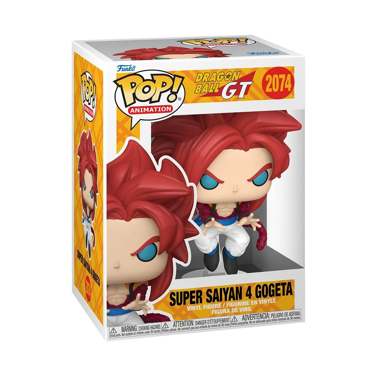 Funko Pop! Animation: Dragon Ball GT - S Gogeta - Probabilità di 1/6 per la Variante Chase - Si Illumina Al Buio - Figura in Vinile da Collezione - Idea Regalo - Merchandising Ufficiale - Anime Fans