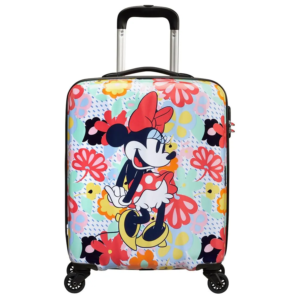 American Tourister Hypertwist, Spinner S, bagagli a mano, 55 cm, 36 L, multicolore (Minnie Flower)