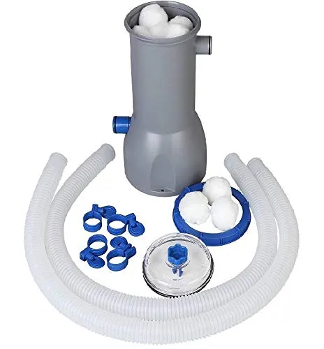 San Marco Filtro a Cartuccia Completo di Aqualoon da 3750 l/h - Compatibile per BESTWAY ed INTEX