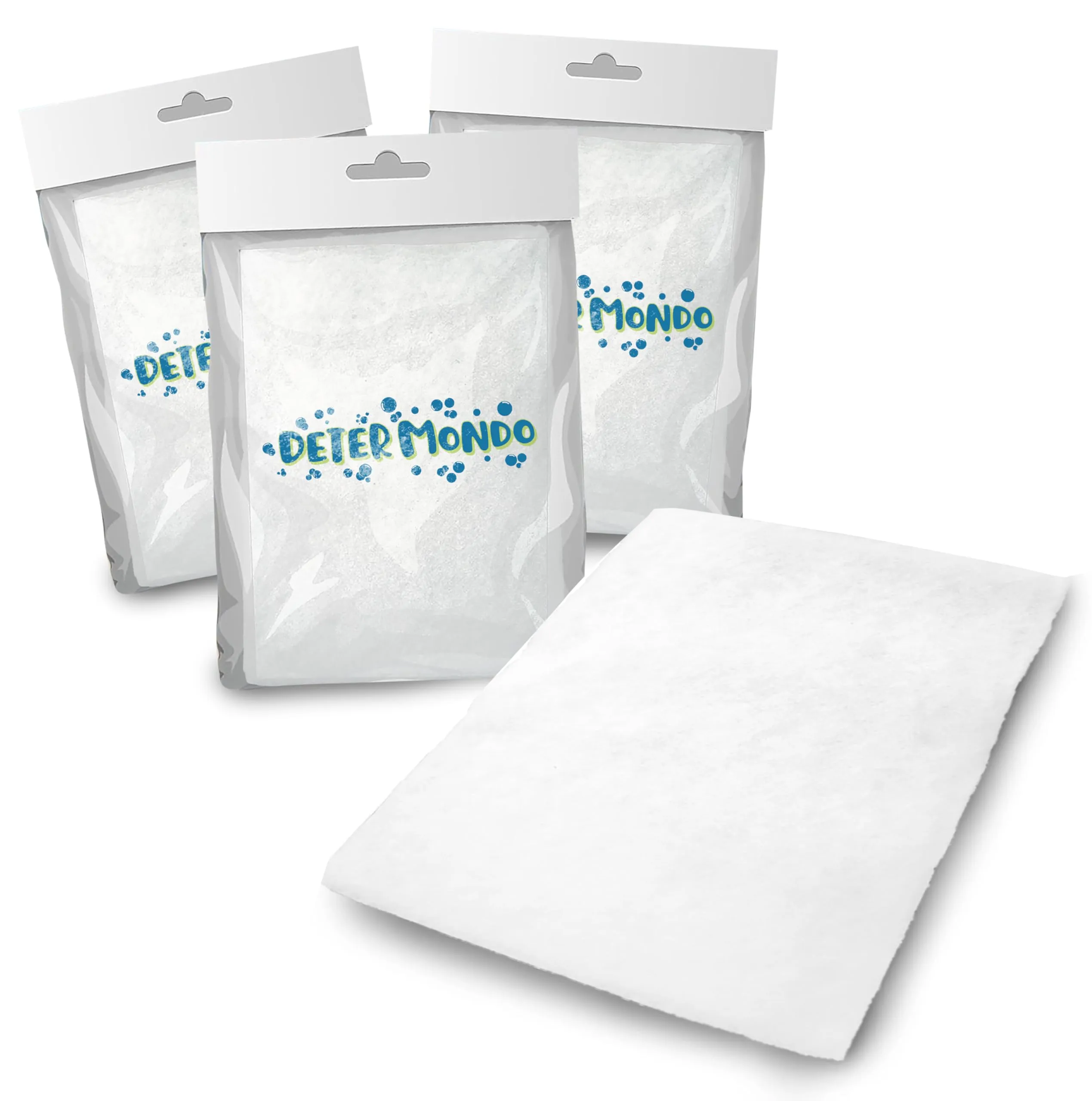 DETERMONDO 3 Filtri Cappa Cucina 40x80cm Universale Filtro Cappa Cucina Tagliabile e Sagomabile in Polietilene Assorbe Vapore e Fumo Made in Italy