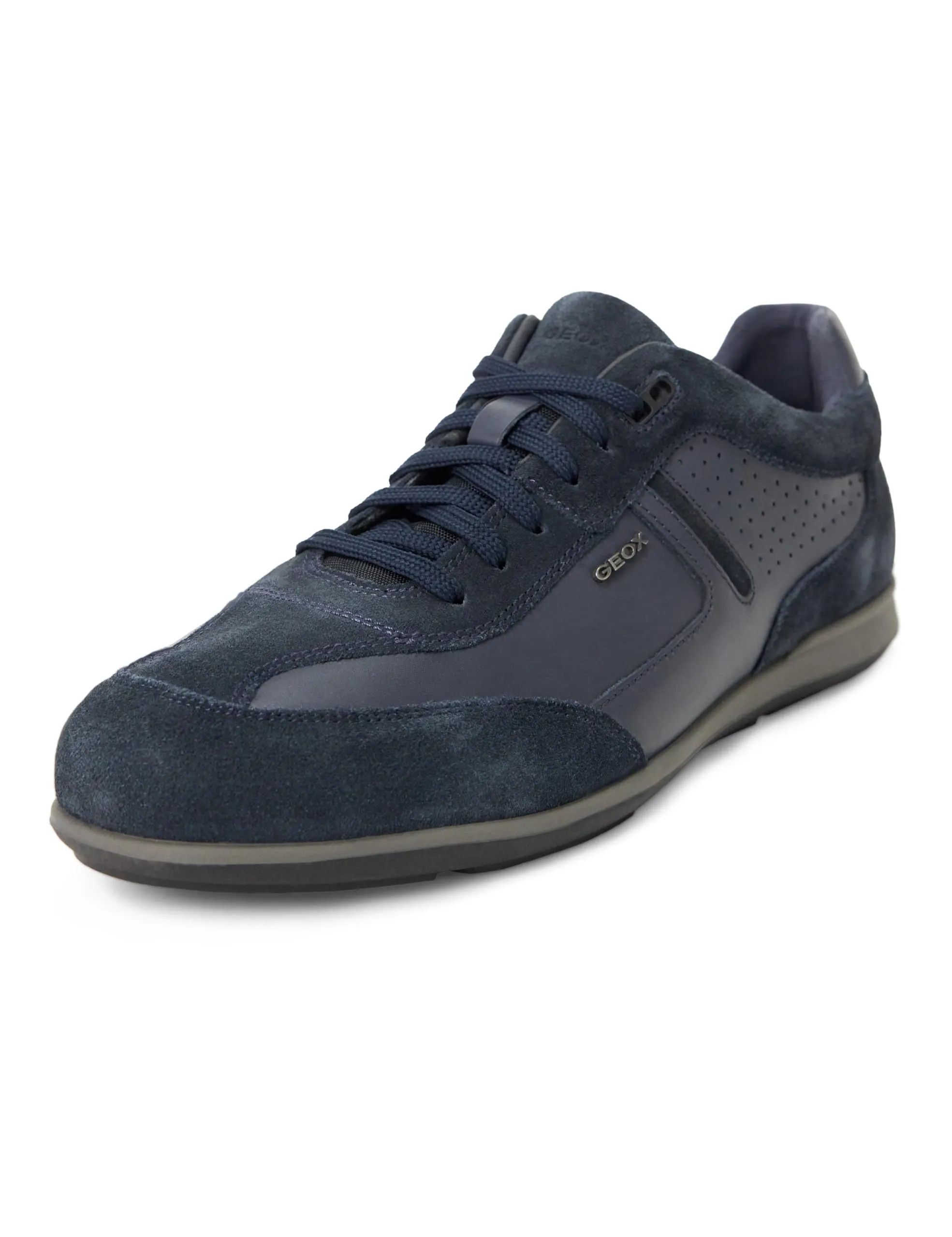 Geox Scarpe da Ginnastica da Uomo U IONIO, Blu, 42 EU, Blu, 42 EU