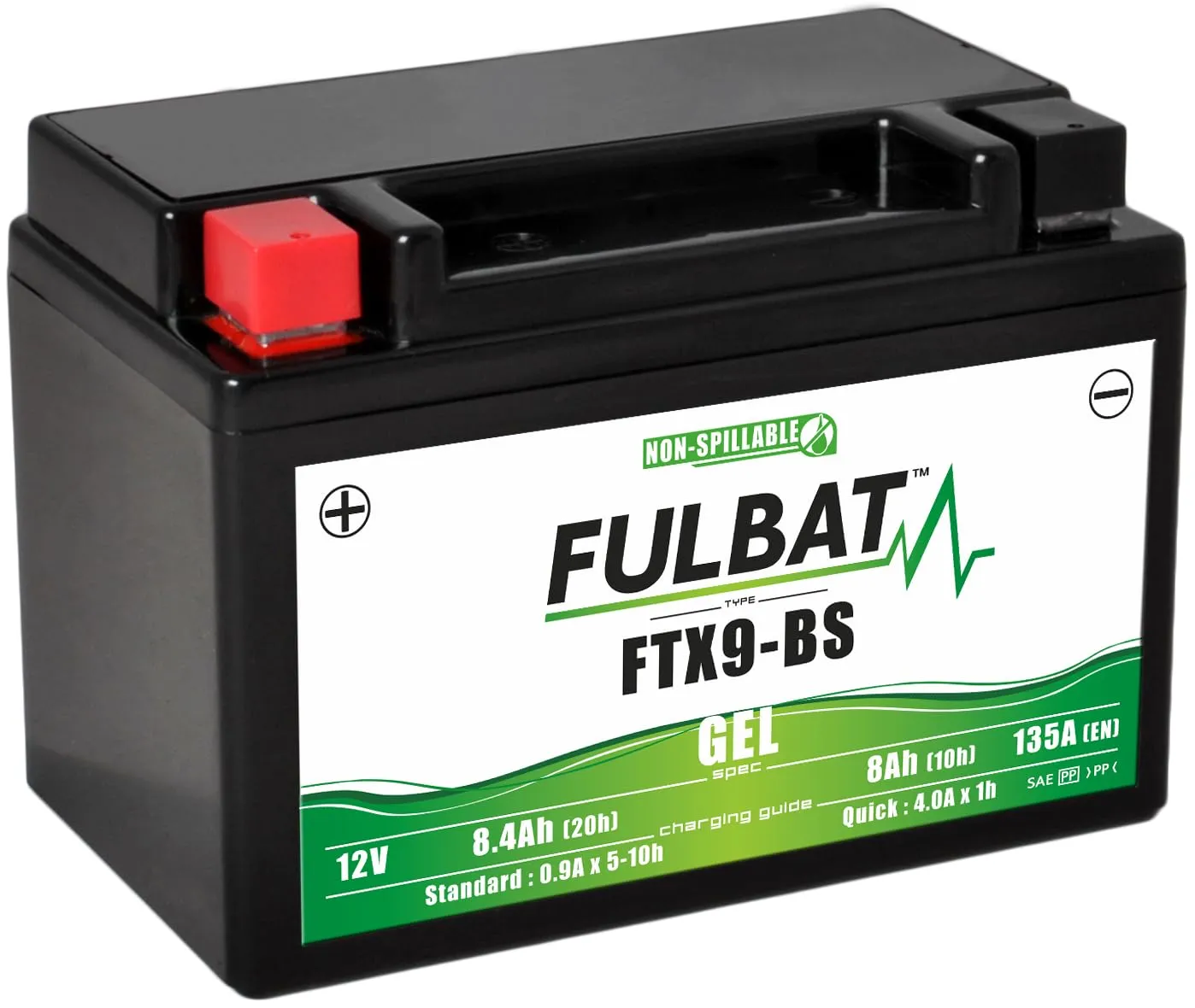 FULBAT BATTERIA MOTO FULBAT GEL FTX9-BS / YTX9-BS 12V 8,4AH 135A