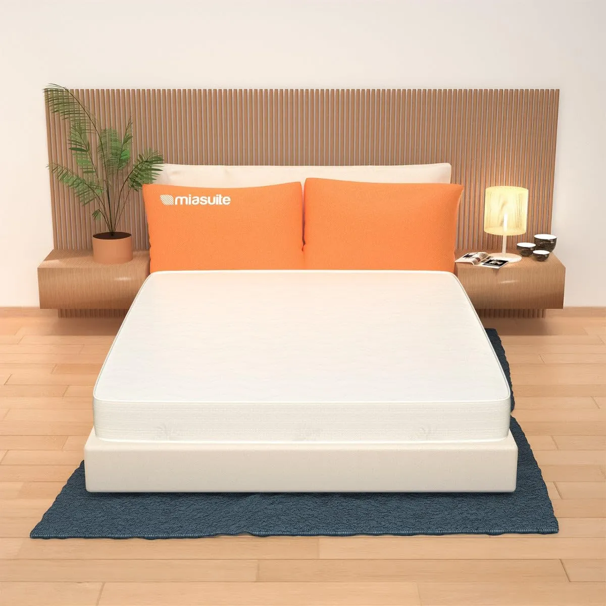miasuite i sogni italiani Materasso 120x190 cm Una Piazza e Mezza altezza 14 cm, in WaterFoam, tessuto AloeVera, indeformabile, anallergico ed antiacaro, rigidità media. Modello: Plus H14