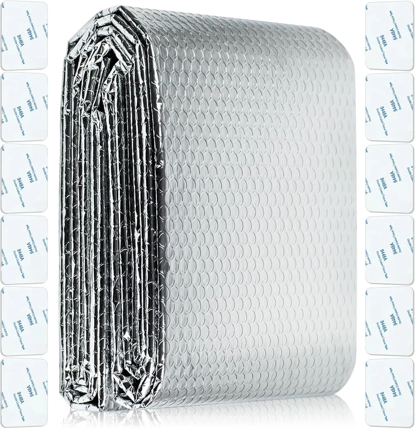 bonna Pellicola riflettente per termosifone, 5 m x 0,6 m x 3 mm, pellicola isolante, pellicola riflettente per termosifoni, isolamento posteriore