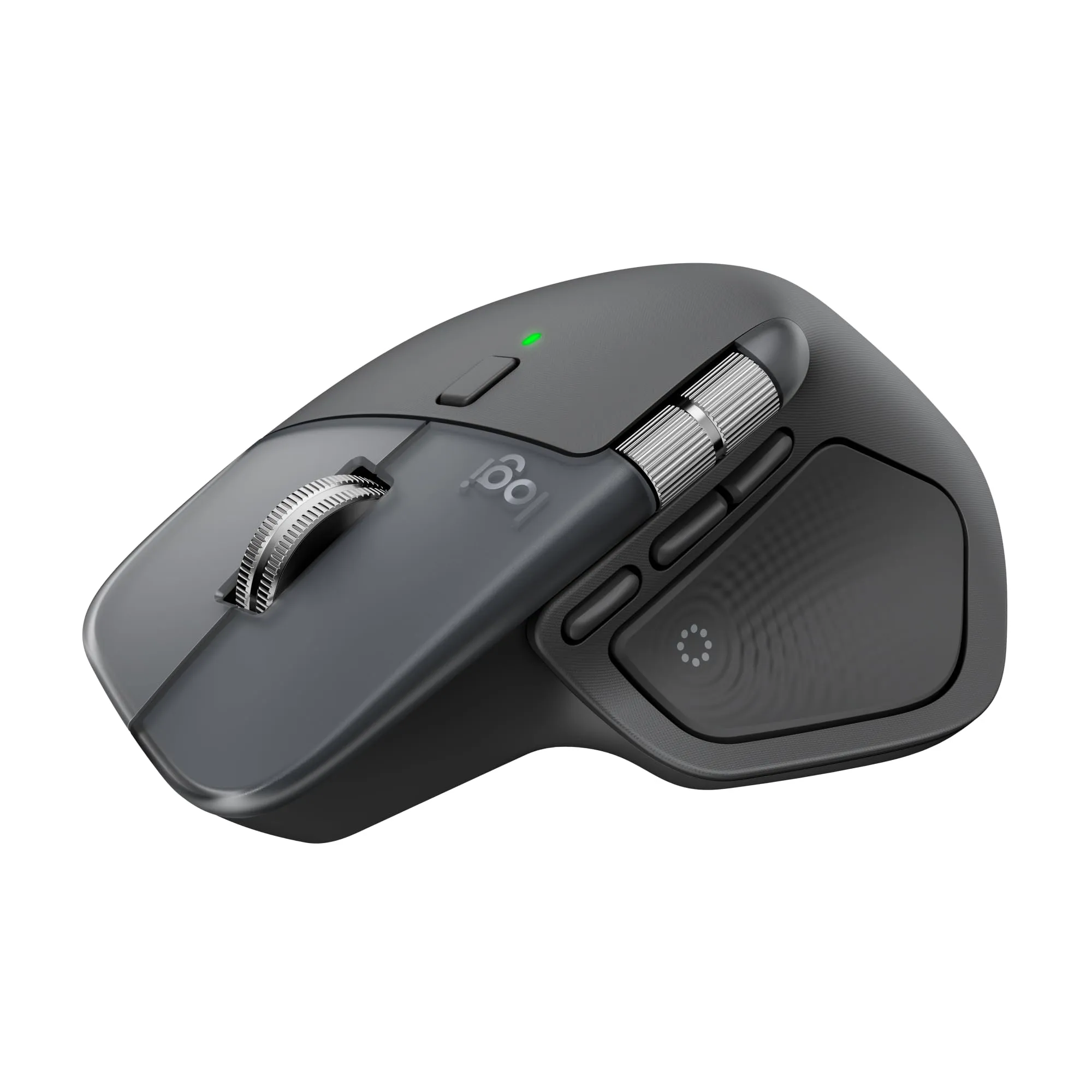 Logitech MX Master 4, mouse wireless ergonomico con feedback tattile ad alte prestazioni, scorrimento ultraveloce, ricarica USB-C, Bluetooth, Windows, macOS - Grafite