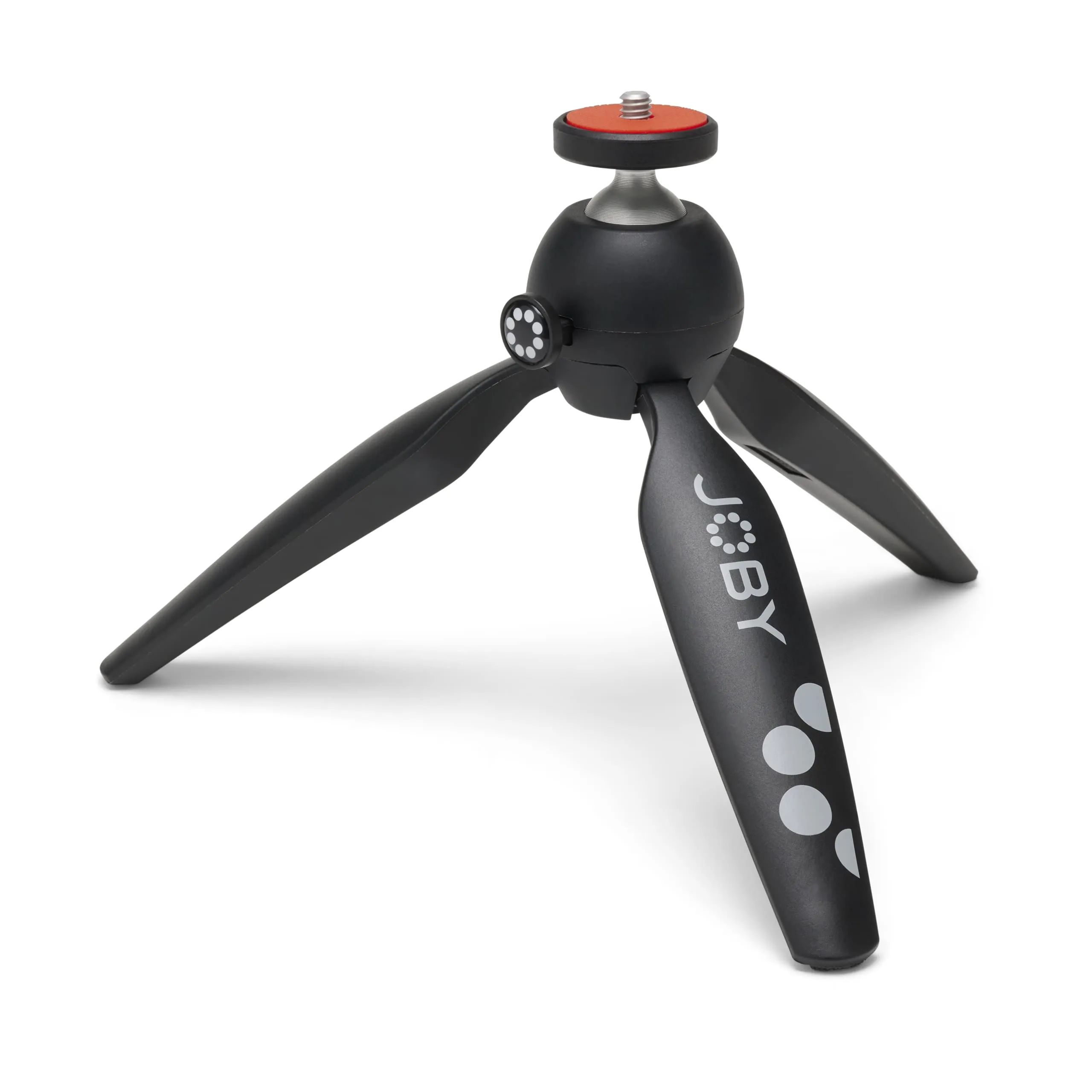 JOBY HandyPod 2, Treppiede da Tavolo con Testa a Sfera, Portatile, Treppiede per Smartphone, Action Cam e Fotocamere Mirrorless o Dispositivi fino a 1 kg, Nero