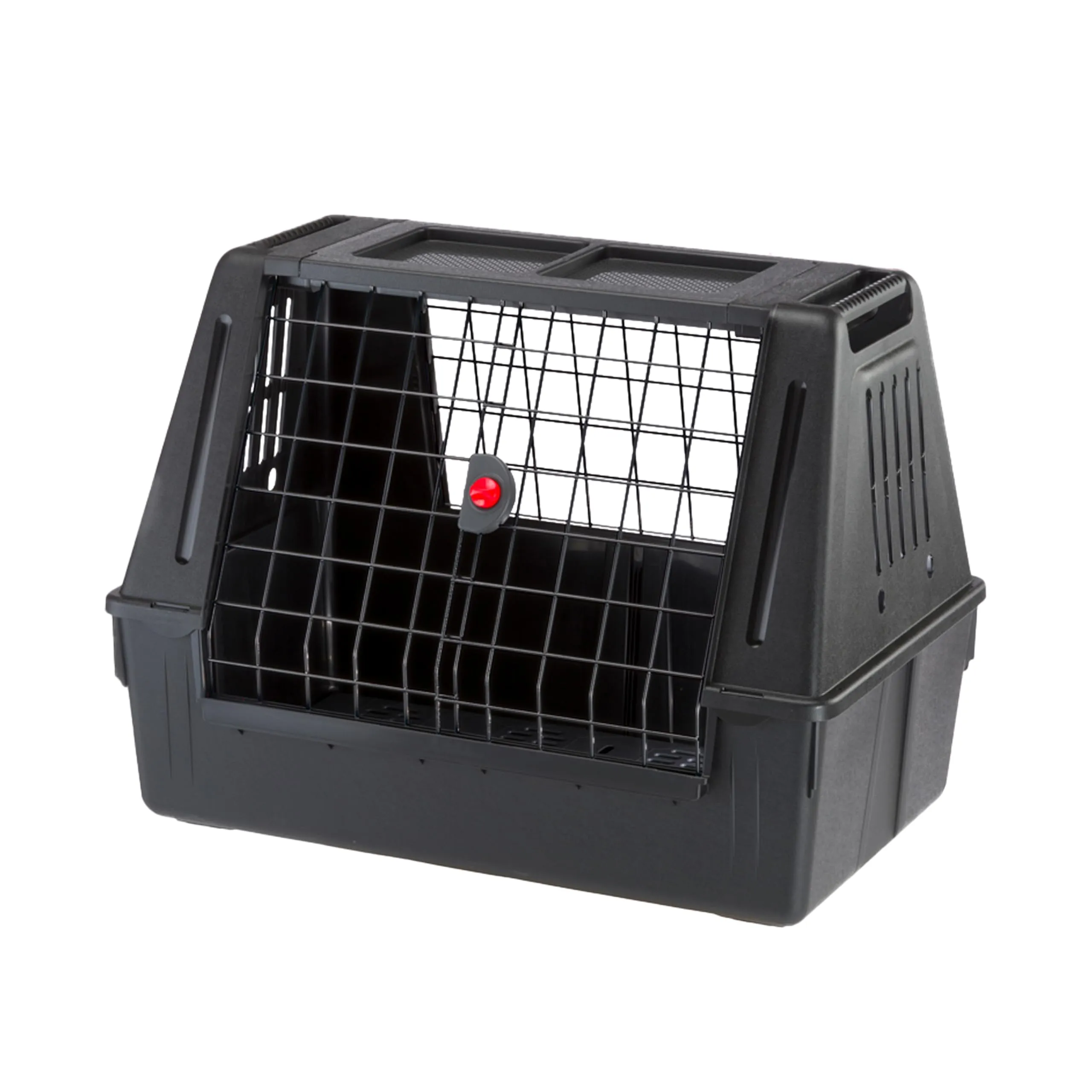 Ferplast Trasportino per Cani da Auto ATLAS CAR 80 SCENIC Trasporto Cani Auto con Agganci di Sicurezza Ottima Aerazione, 82 x 51 x h 61 cm.