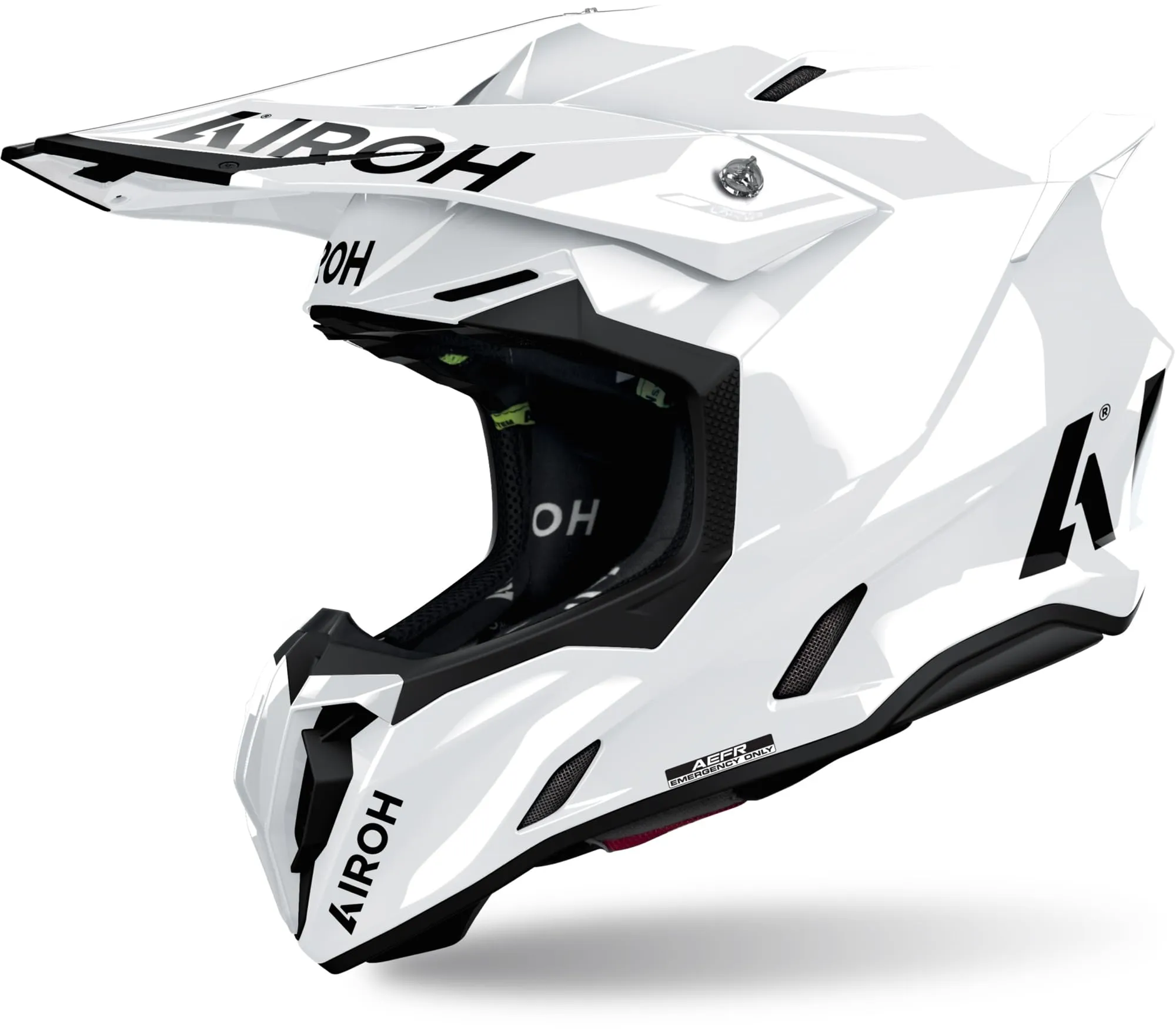 AIROH CASCO OFFROAD TWIST 3 COLOR WHITE GLOSS L