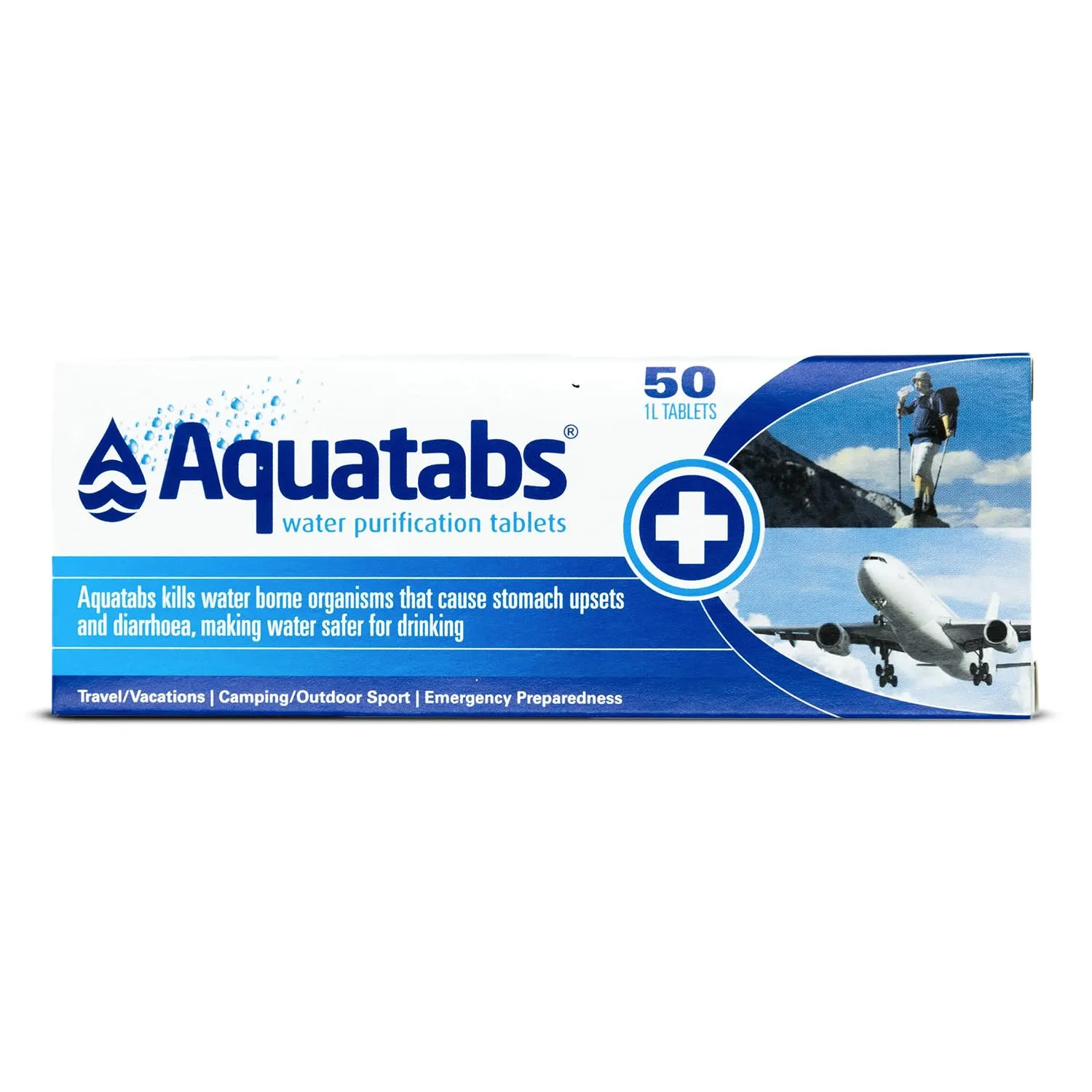 Tablettes de purification de l'eau (1 x 50 pcs) CR216