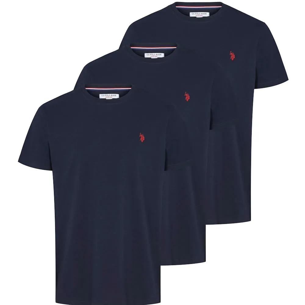 U.S. POLO ASSN. Confezione da 3 t-Shirt Arjun, l'apice dell'artigianato e dello Stile da Uomo, Small