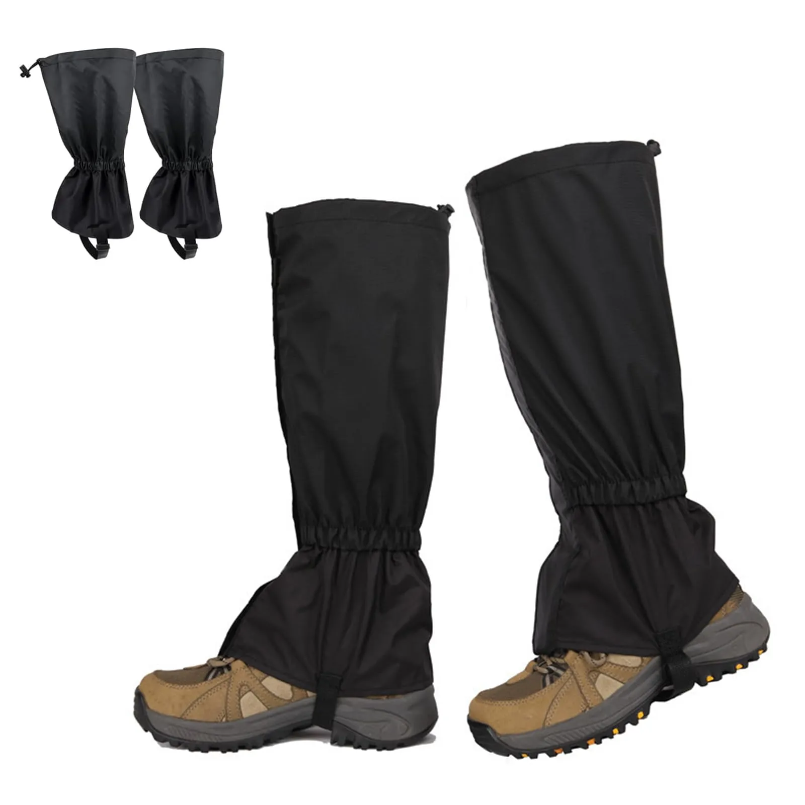 Ghette da Escursionismo,Ghette Impermeabili Calde Outdoor da Sci,Ghette Impermeabili,Ghette per Gambe Impermeabili,Ghette per Esterni Regolabile Impermeabili Traspiranti Protezione per Arrampicata,Sci