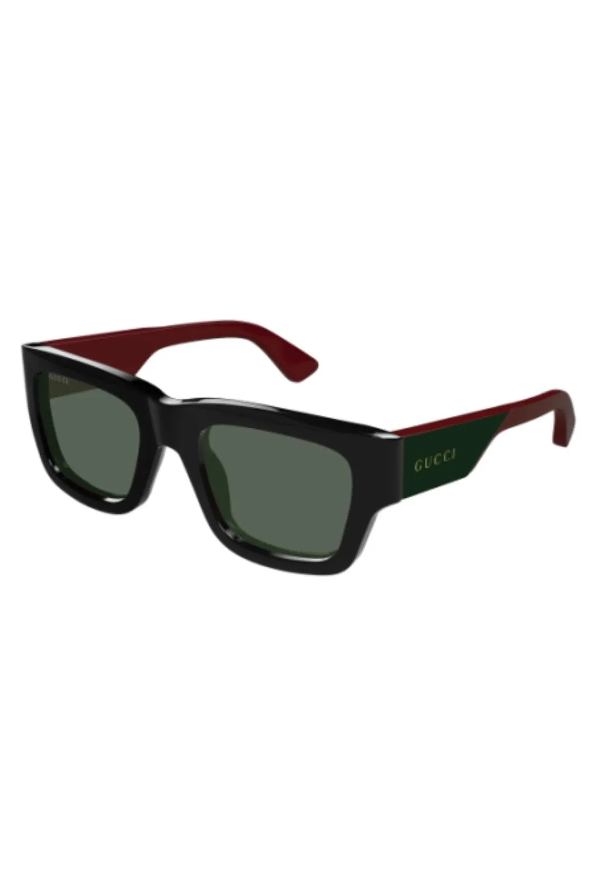 Gucci Gg1668s Occhiali da Sole, Nero-Verde-Verde, 58 Uomo