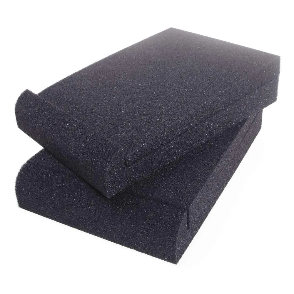 ANGEEK 2PCS 16x22x3.6cm Speaker Sound Insulation Mat Soundproofing Mat Acoustic Foam Board Sponge Sound Absorbing Pad Sound Reinforcement Cushion