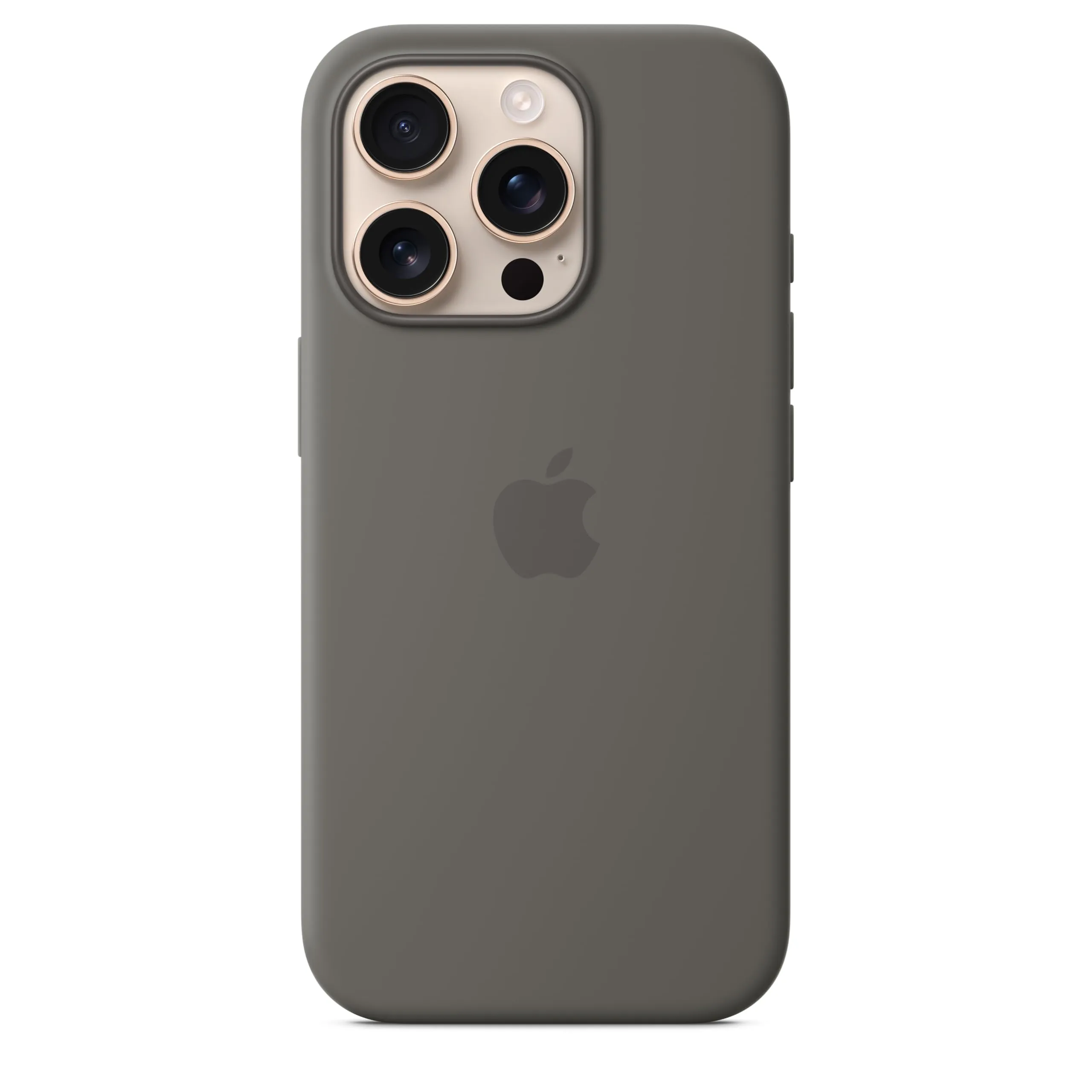 Apple Custodia MagSafe cover in silicone per iPhone 16 Pro - Grigio pietra ​​​​​​​