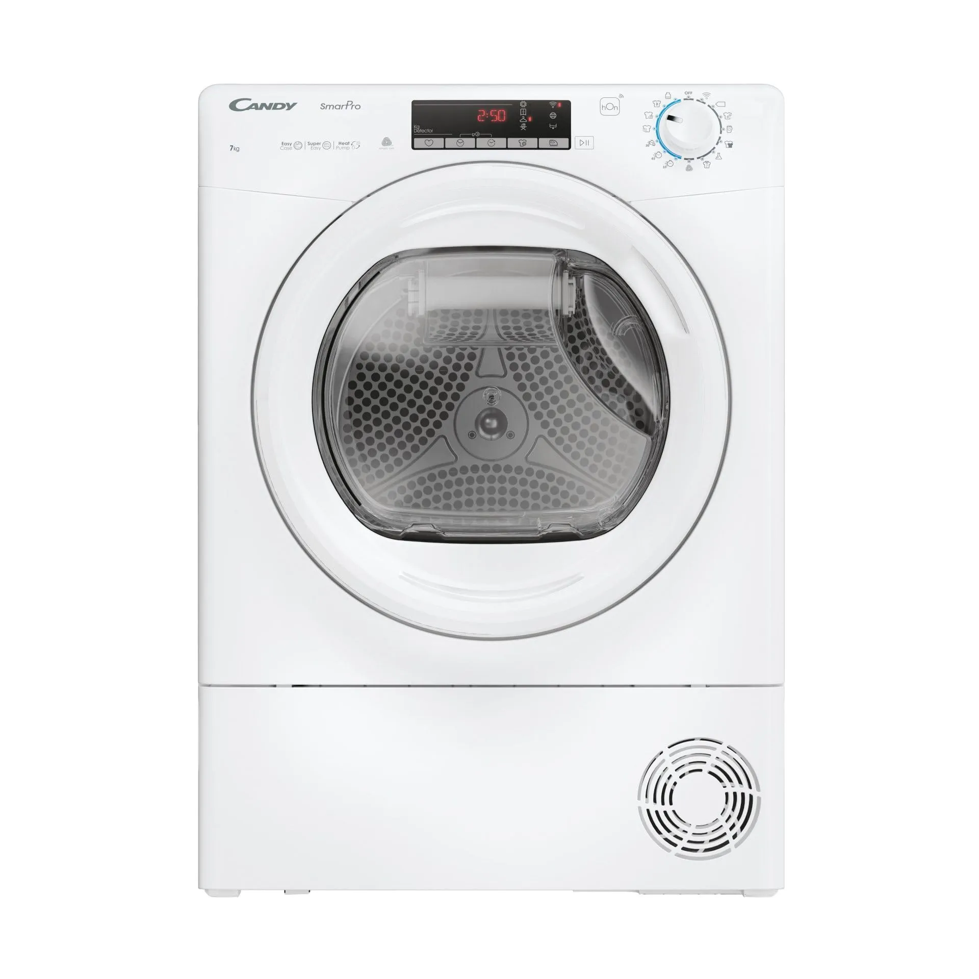 CRO4 H7A2TE-S - Asciugatrice Slim 7 kg, con Pompa di Calore, Caricamento frontale, Classe energetica E