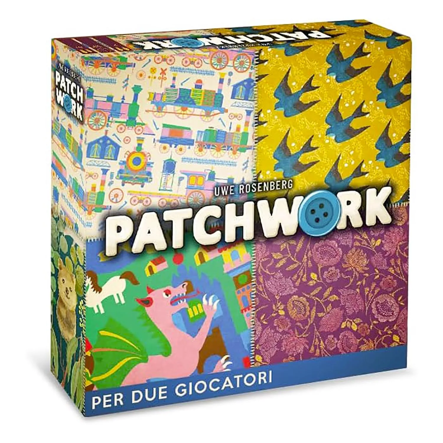 Asmodee Patchwork, Nuova Edizione Gioco da Tavolo, 8+ Anni, 2 Giocatori, Edizione in Italiano