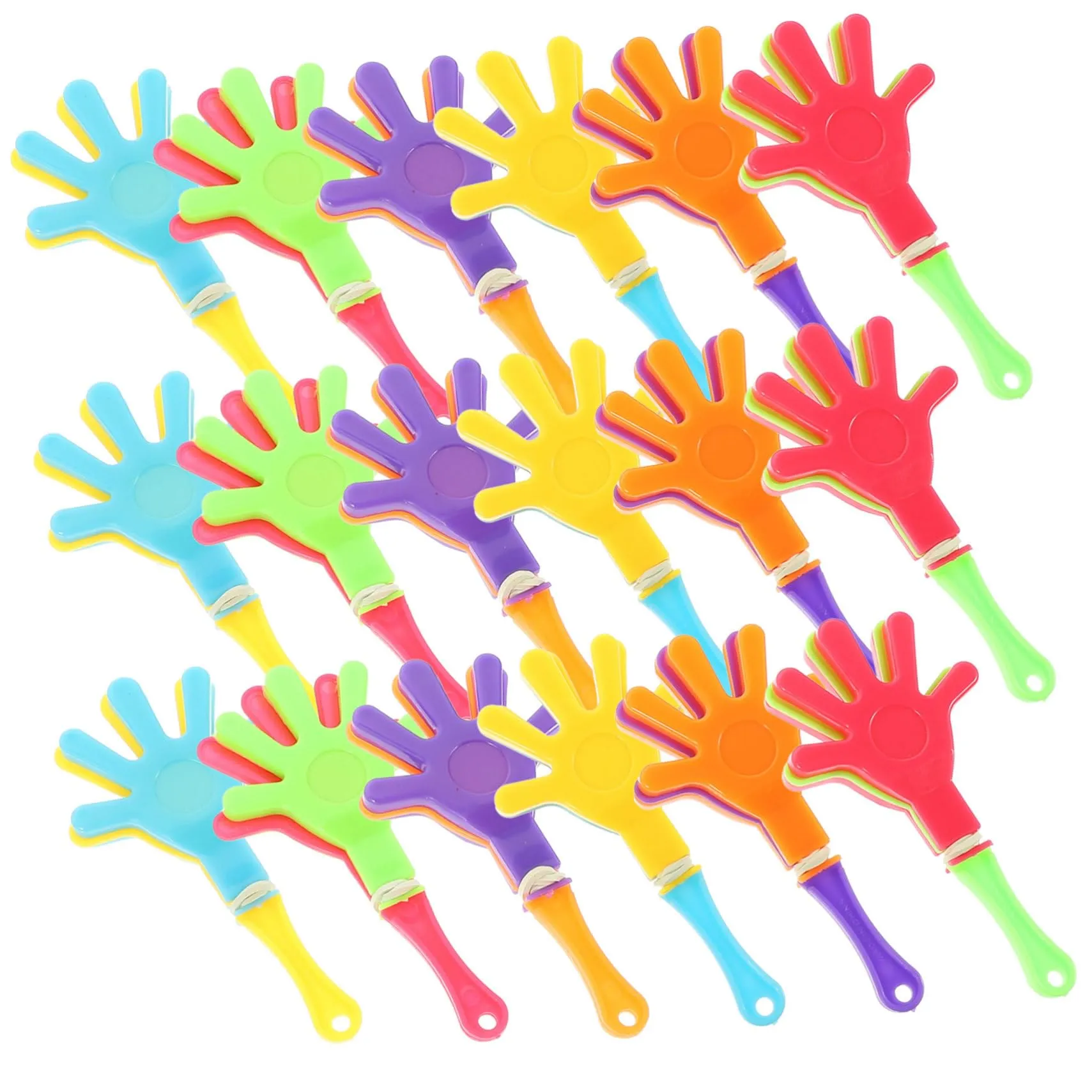 VANZACK Bomboniere A Forma di Mano 50 Pezzi di Clapper Rumorosi per Eventi Sportivi Oggetti di Scena Luminosi Ed Emozionanti