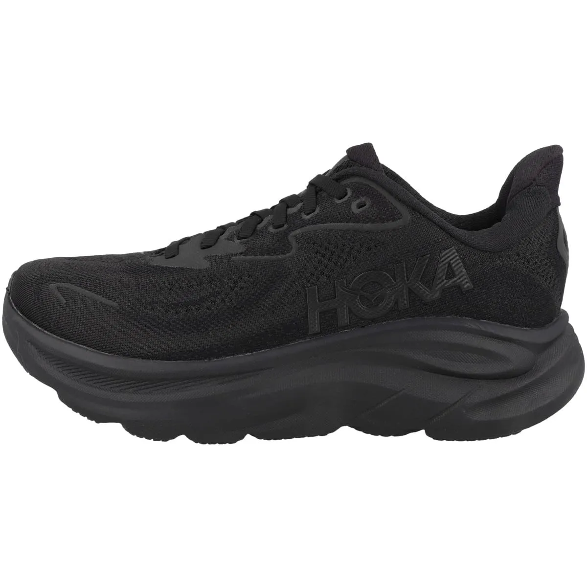 HOKA One One 1162031-BBLC Clifton 10 Black/Black Women's Scarpe Taglia US 6.5