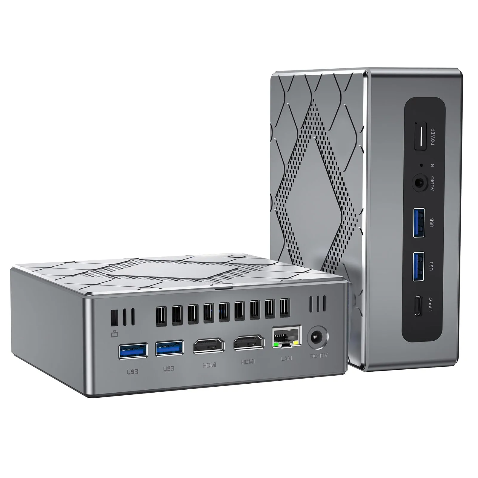 NiPoGi Mini PC,Ιntel Core i5-12600H (12C/16T,4,5GHz,16MB Cache) Mini Computer 16GB+16GB RAM 3200MHz+512GB M.2 NVMe SSD,WiFi6/BT5.2/2*HDMI+ 1*VGA Triple 4K UHD Display/Type C/RJ45