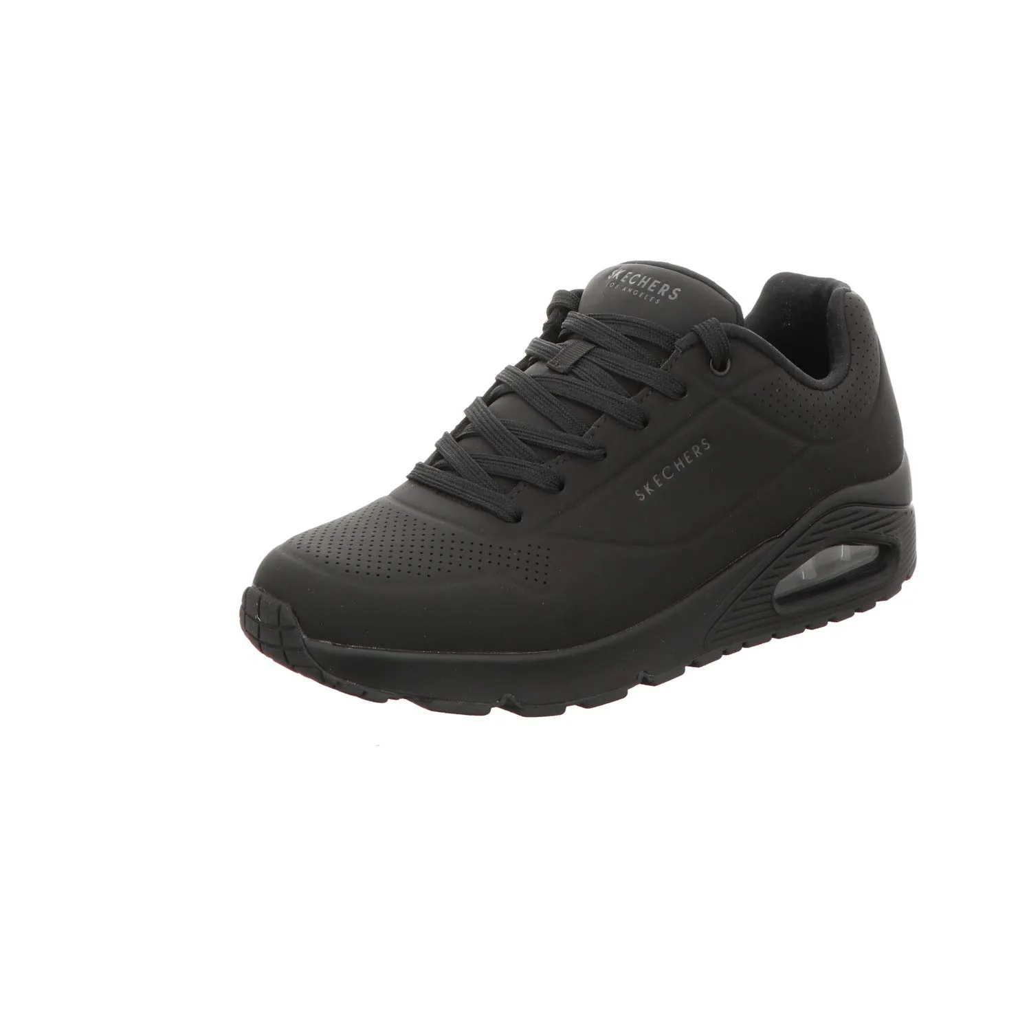 Skechers Uno Stand On Air, Sneaker Uomo, Black Durabuck Trim, 44 EU