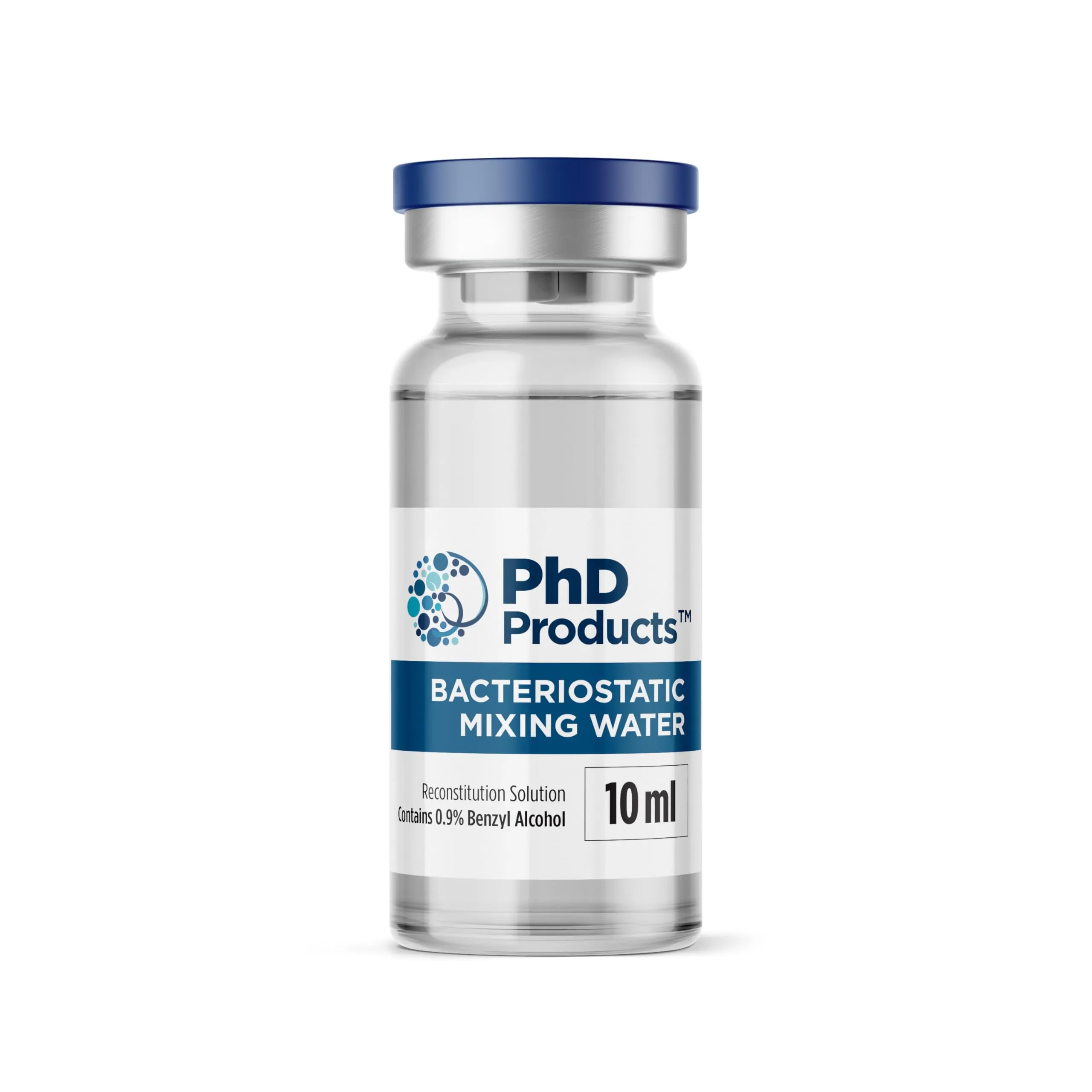 PhD Products Diluente batteriostatico - 10 ml - Soluzione di ricostituzione ultra pulita - Laboratorio UE
