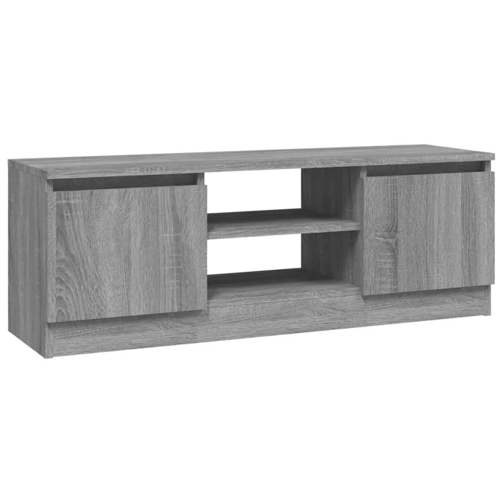 vidaXL Mobile Porta TV con Anta Grigio Sonoma 102x30x36 cm