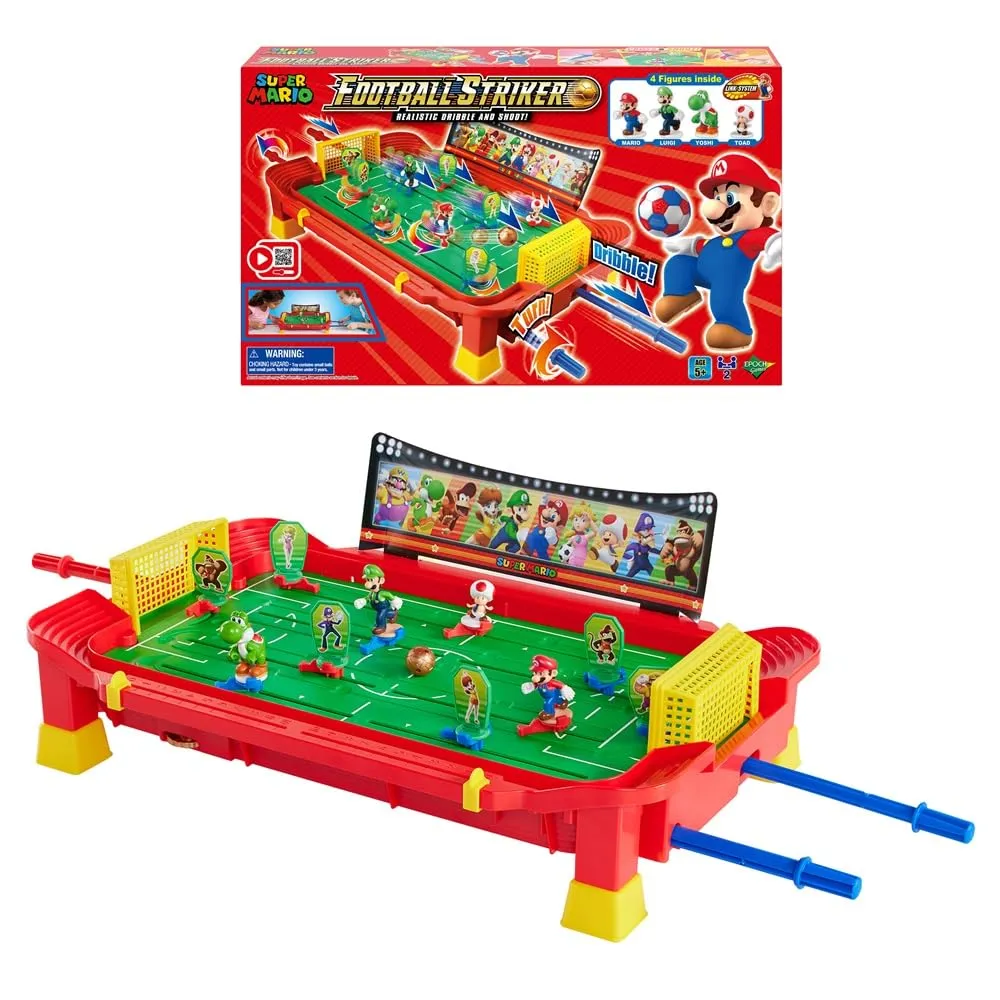 EPOCH Games - 7604 Super Mario Football Striker - Gioco da tavolo