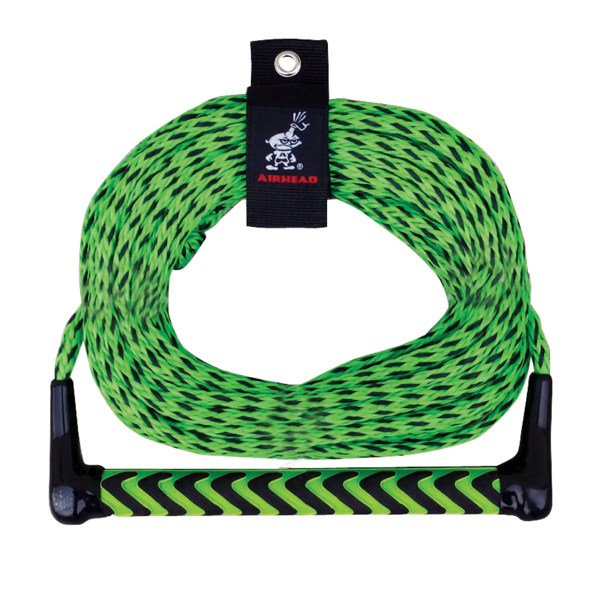 AIRHEAD, Kwik Tek AHSR-9 Corda per Sport Acquatici, 1 Pezzo Unisex-Adulto, Verde e Nero, 900"