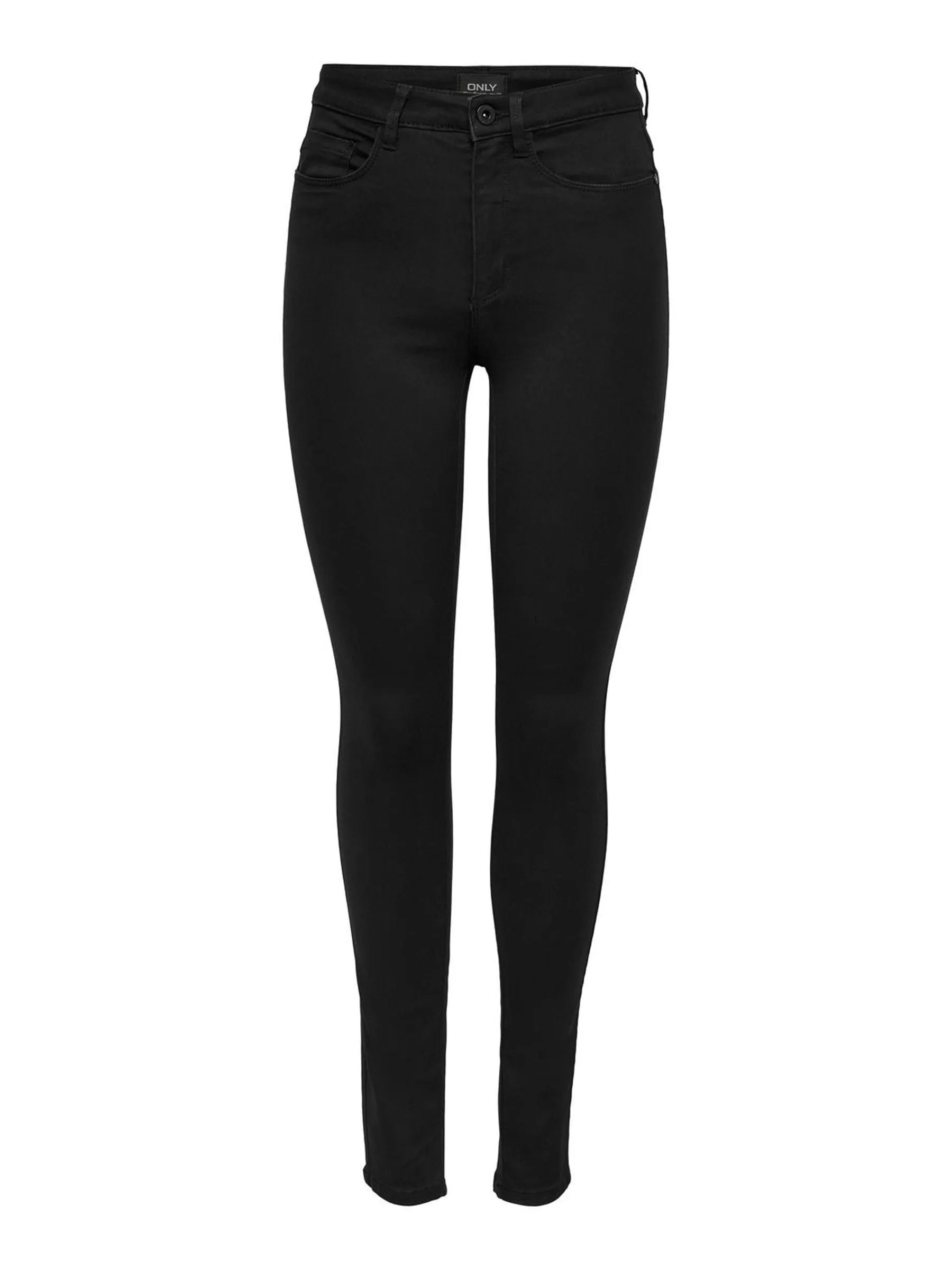 ONLY Onlroyal Life High Sk Jeans 600 Noos, Jeans Donna, Nero, L / 30L