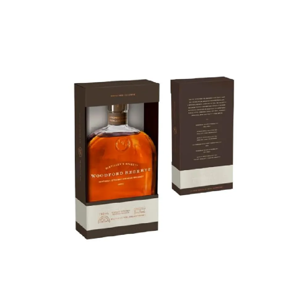 Woodford Reserve Kentucky Straight Bourbon Whiskey 70cl - Whiskey dal gusto morbido e ricco 43,2% vol