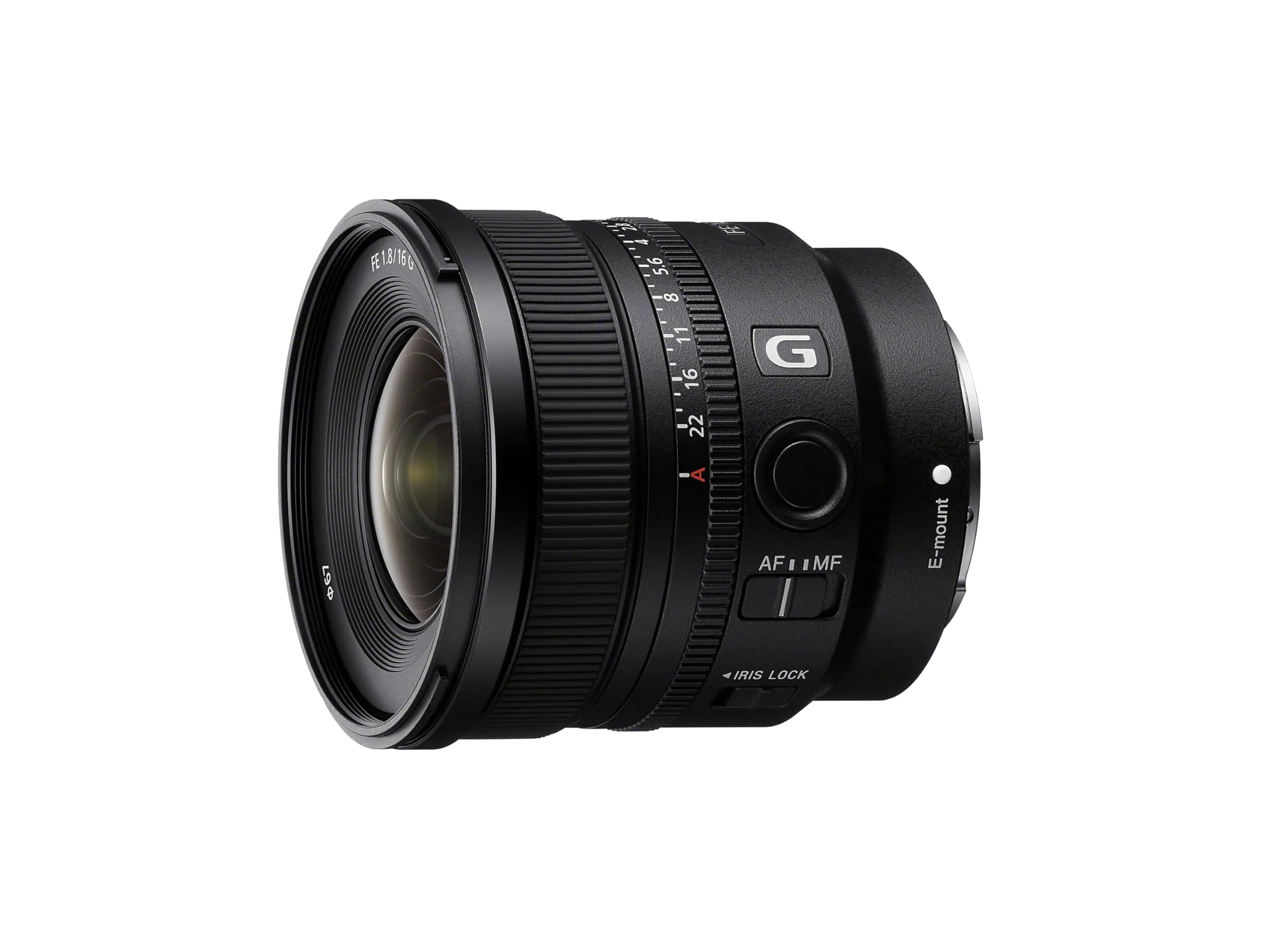 Sony SEL16F18G–Obiettivo fisso ultragrandangolare 16 mm F1.8 per full frame e APS-C(attacco E-mount, serie G, ideale per paesaggi e astrofotografia, compatibile con la serie A7, ZV-E10, A6400, A6700)